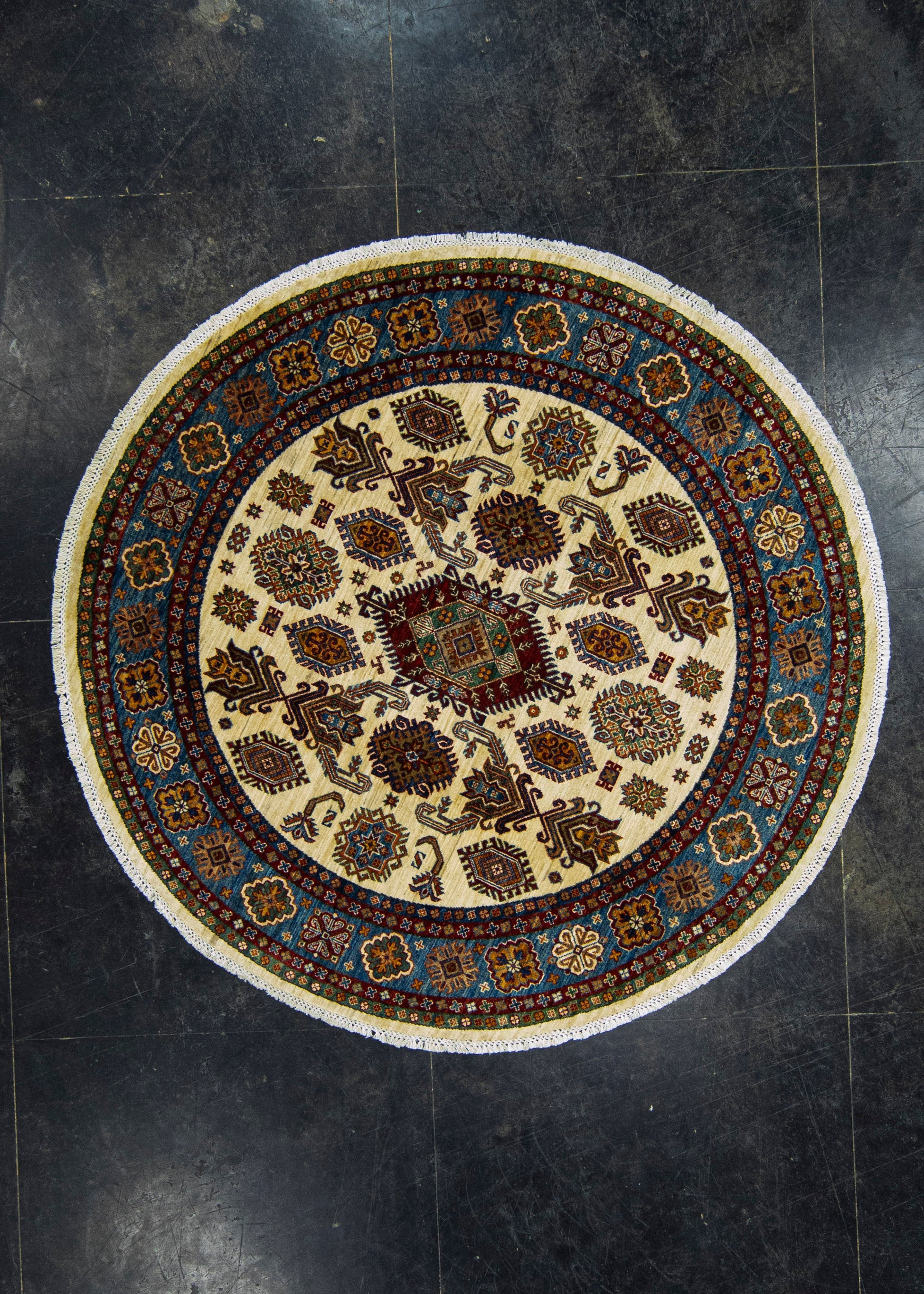 Square Oriental Handmade Rug  5'10" x 5'10" #22882