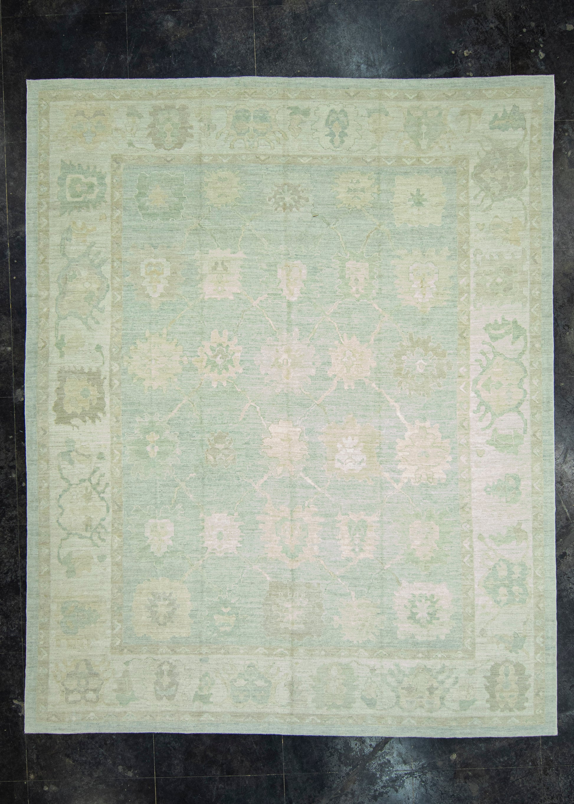 Turkish Oushak Rug 12'5" x 15'4" #23039