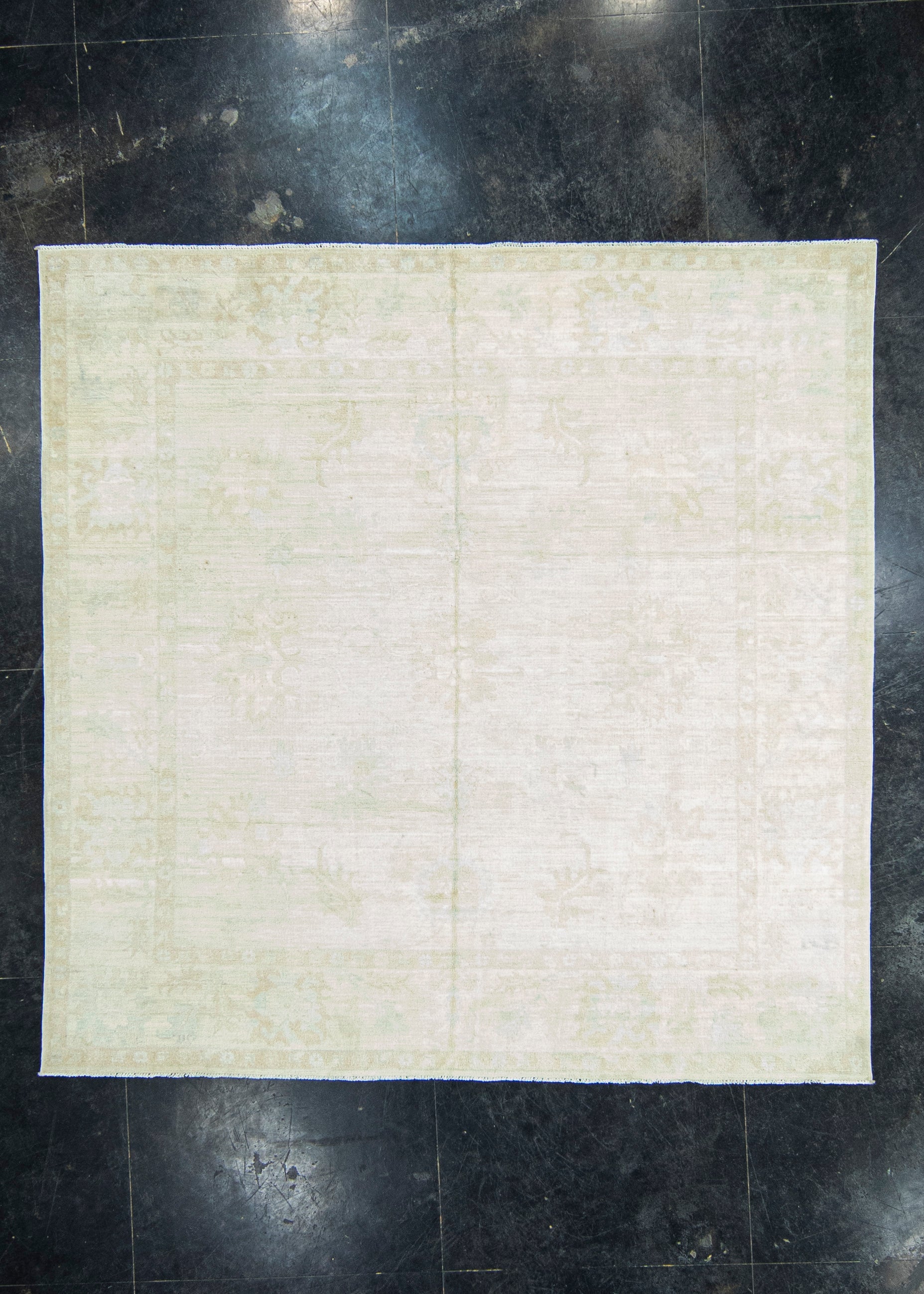 Oushak Square Rug 8' x 8'1" #22747