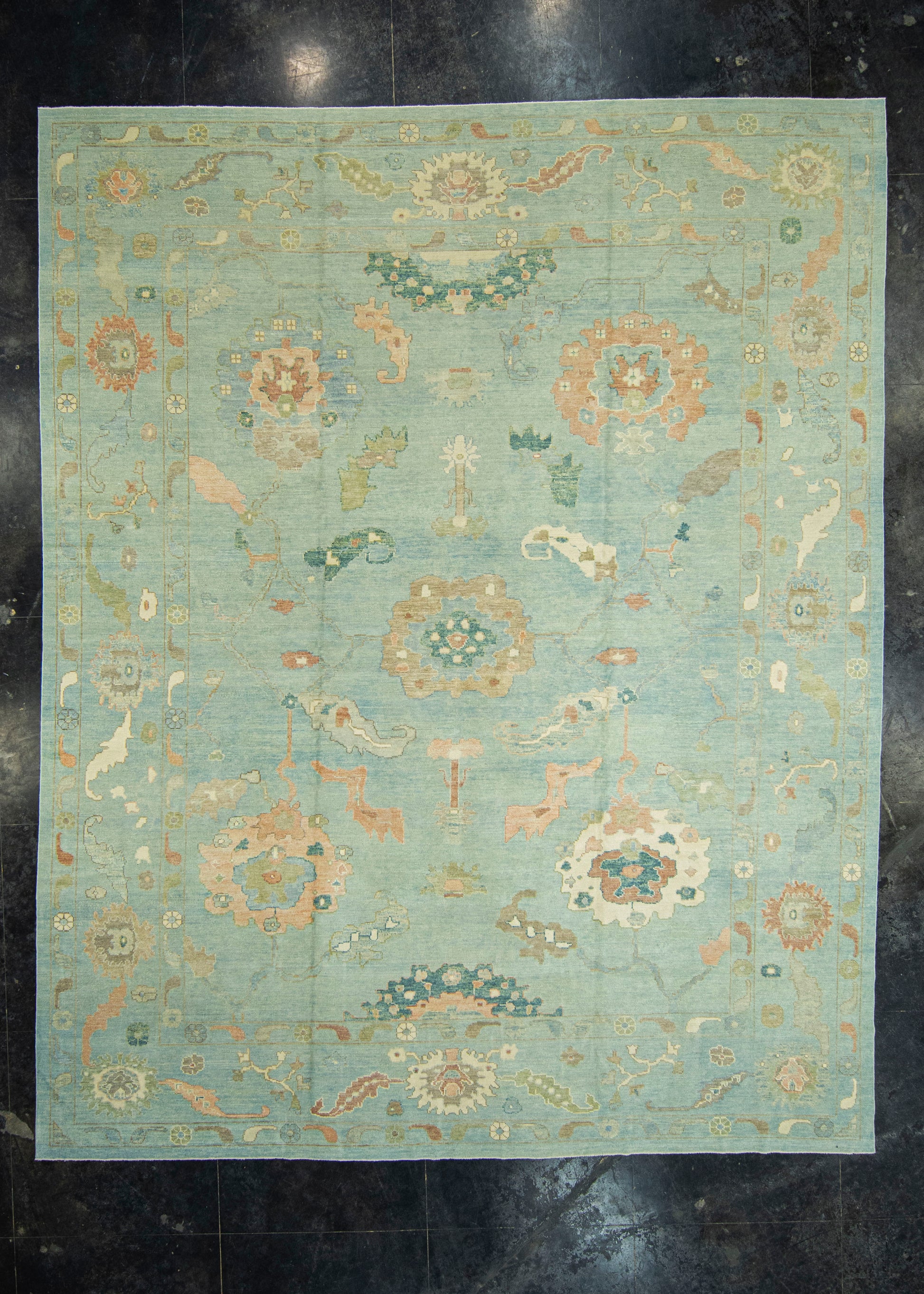 Turkish Oushak Rug 12'2" x 15'1" #22132