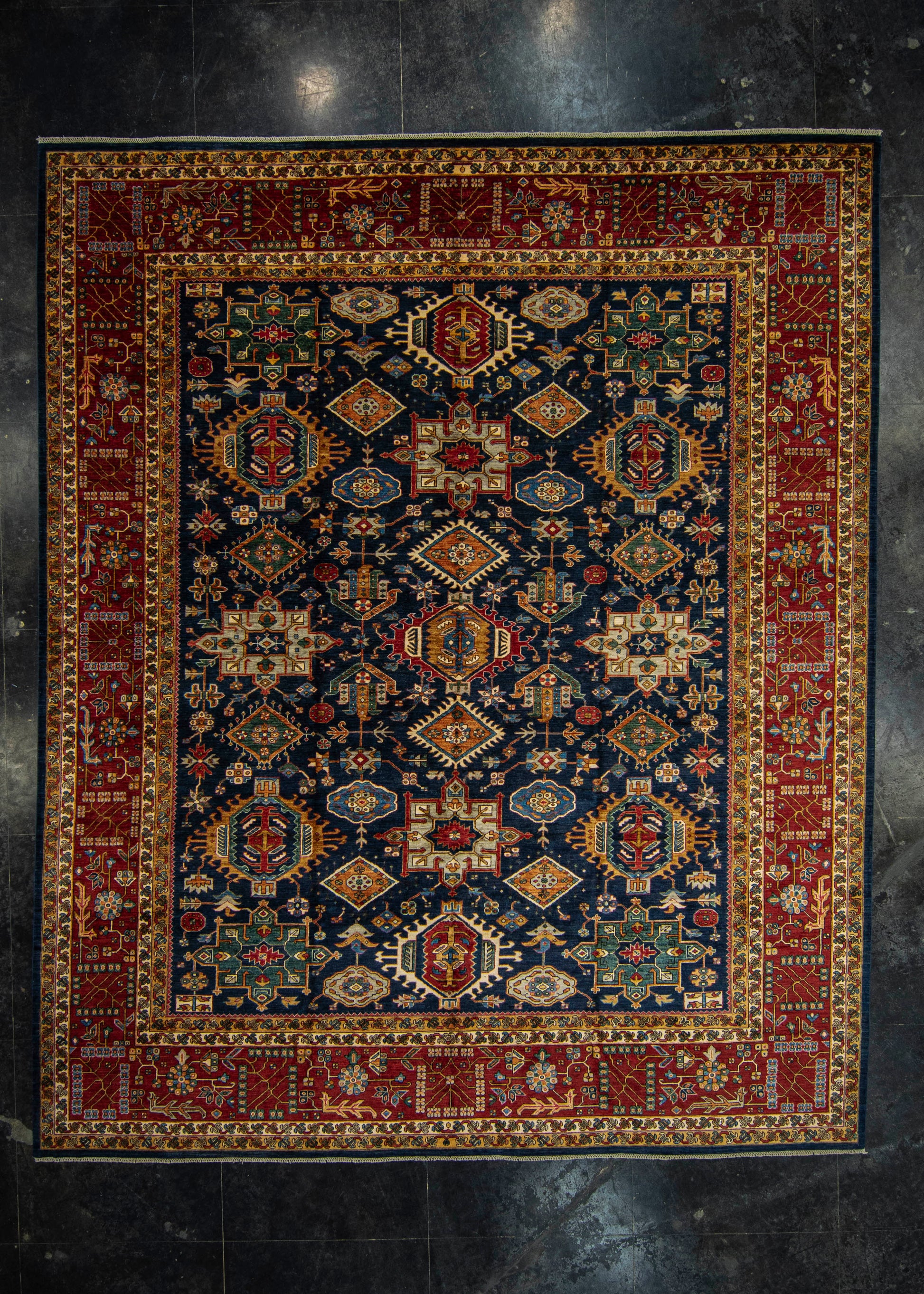 Oriental Handmade Rug  12'3" x 14'9" #22647