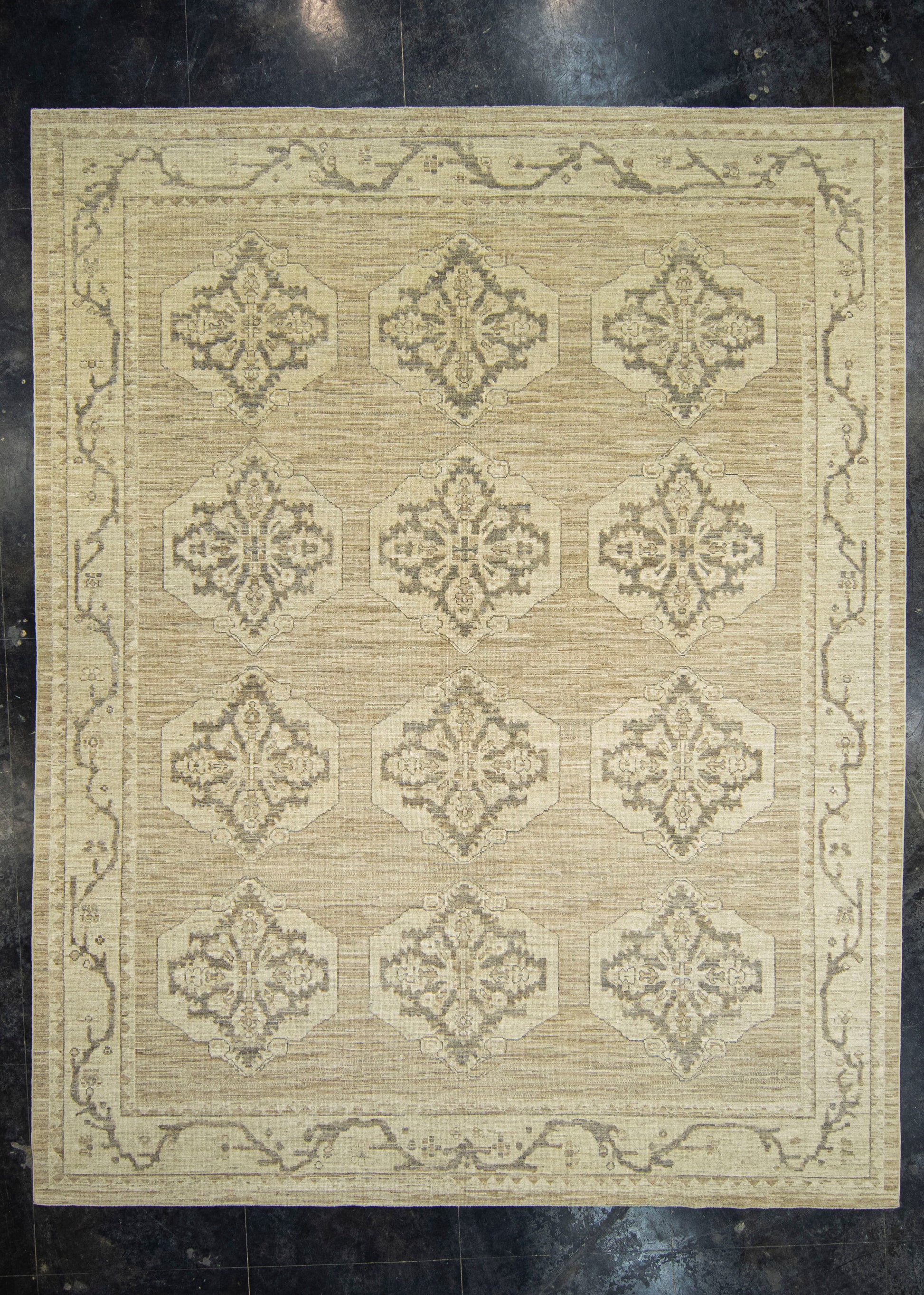 Turkish Oushak Rug 12'3" x 15'4" #23009