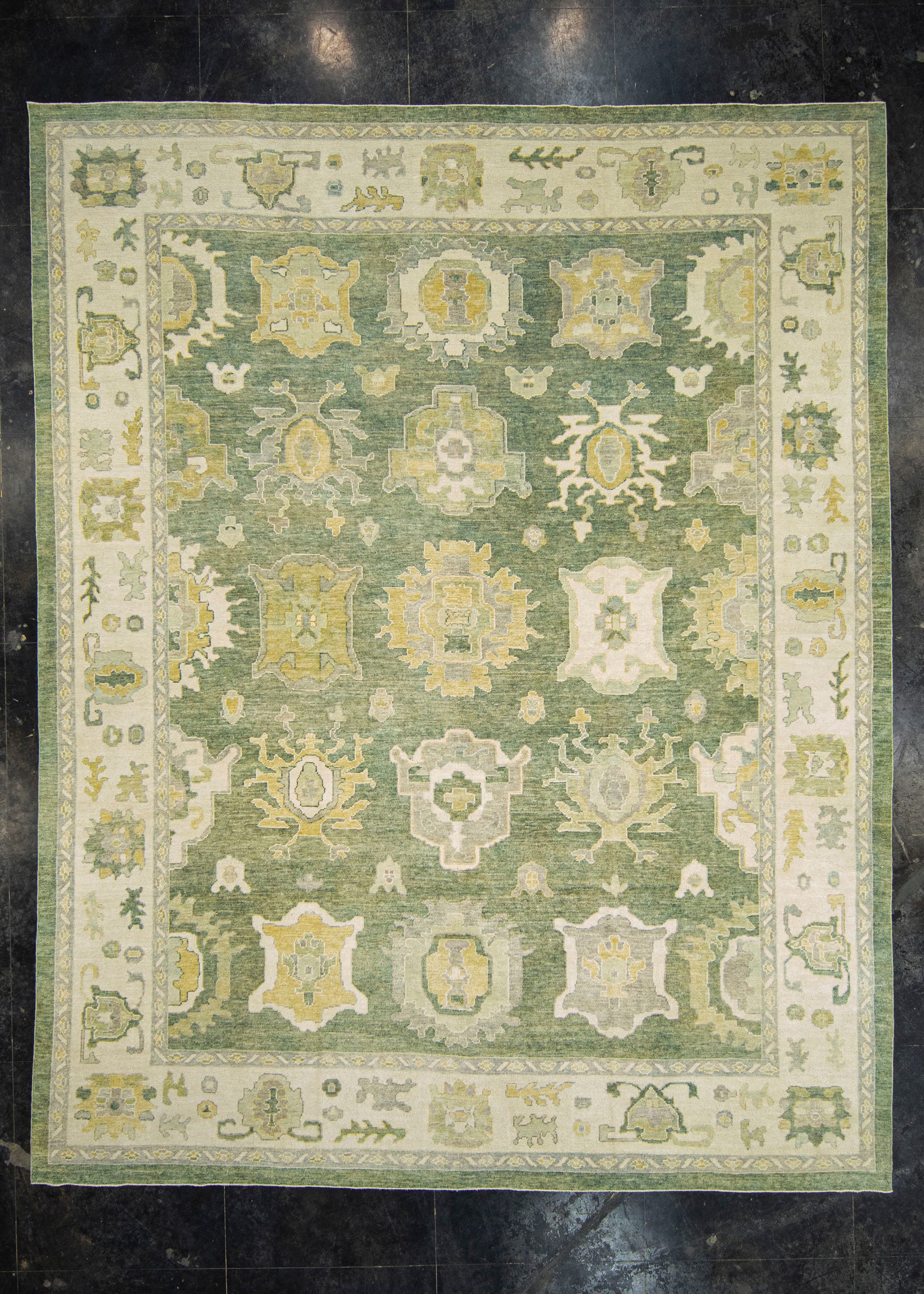 Turkish Oushak Rug 12'3" x 15'6" #22222