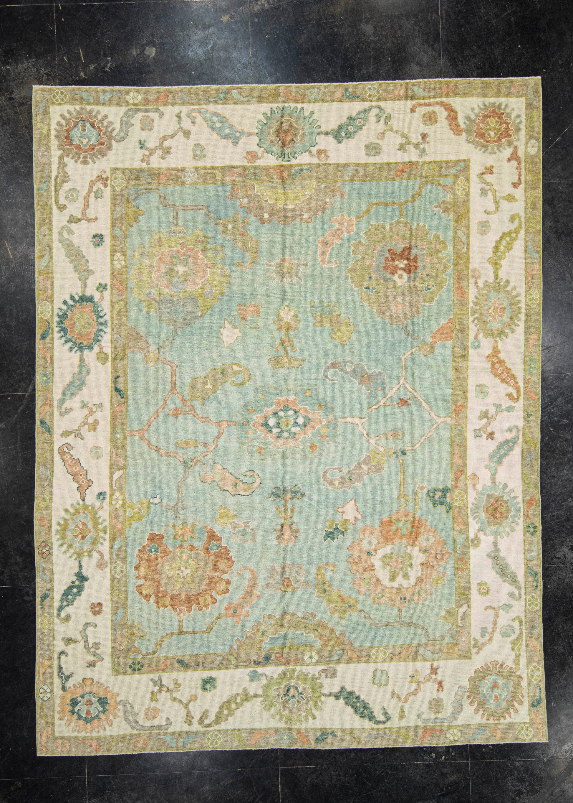 Turkish Oushak Rug 7'11" x 10'4" #22163