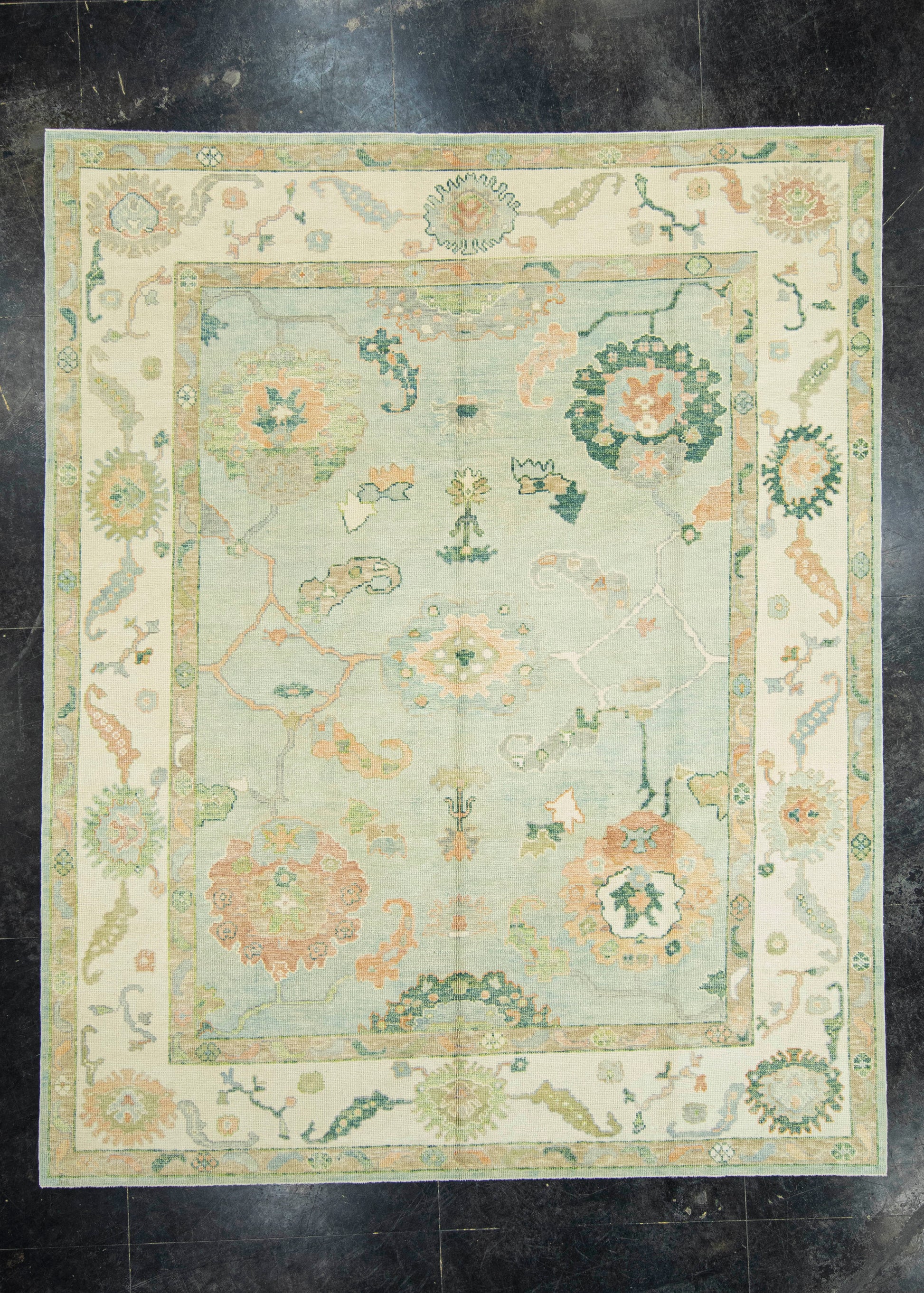 Turkish Oushak Rug 8'1" x 10'2" #22151