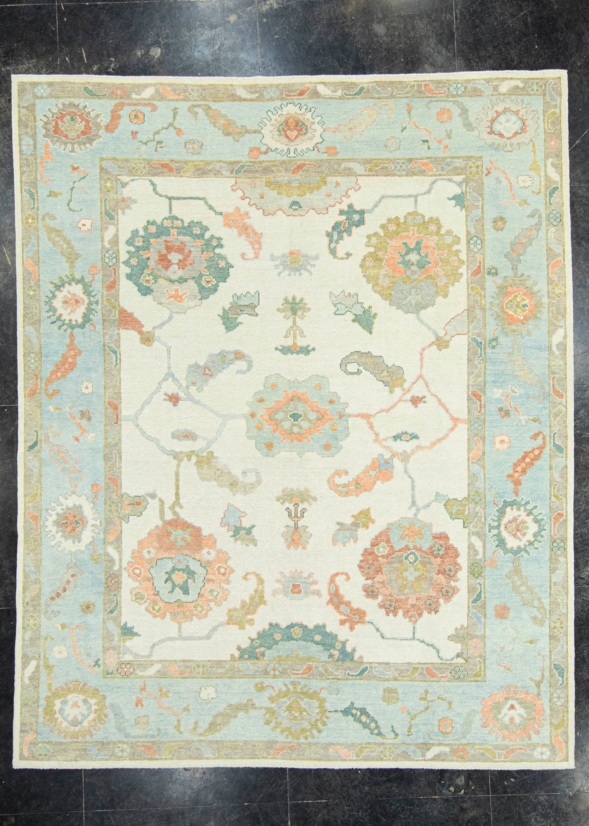 Turkish Oushak Rug 8'4" x 10'3" #22308