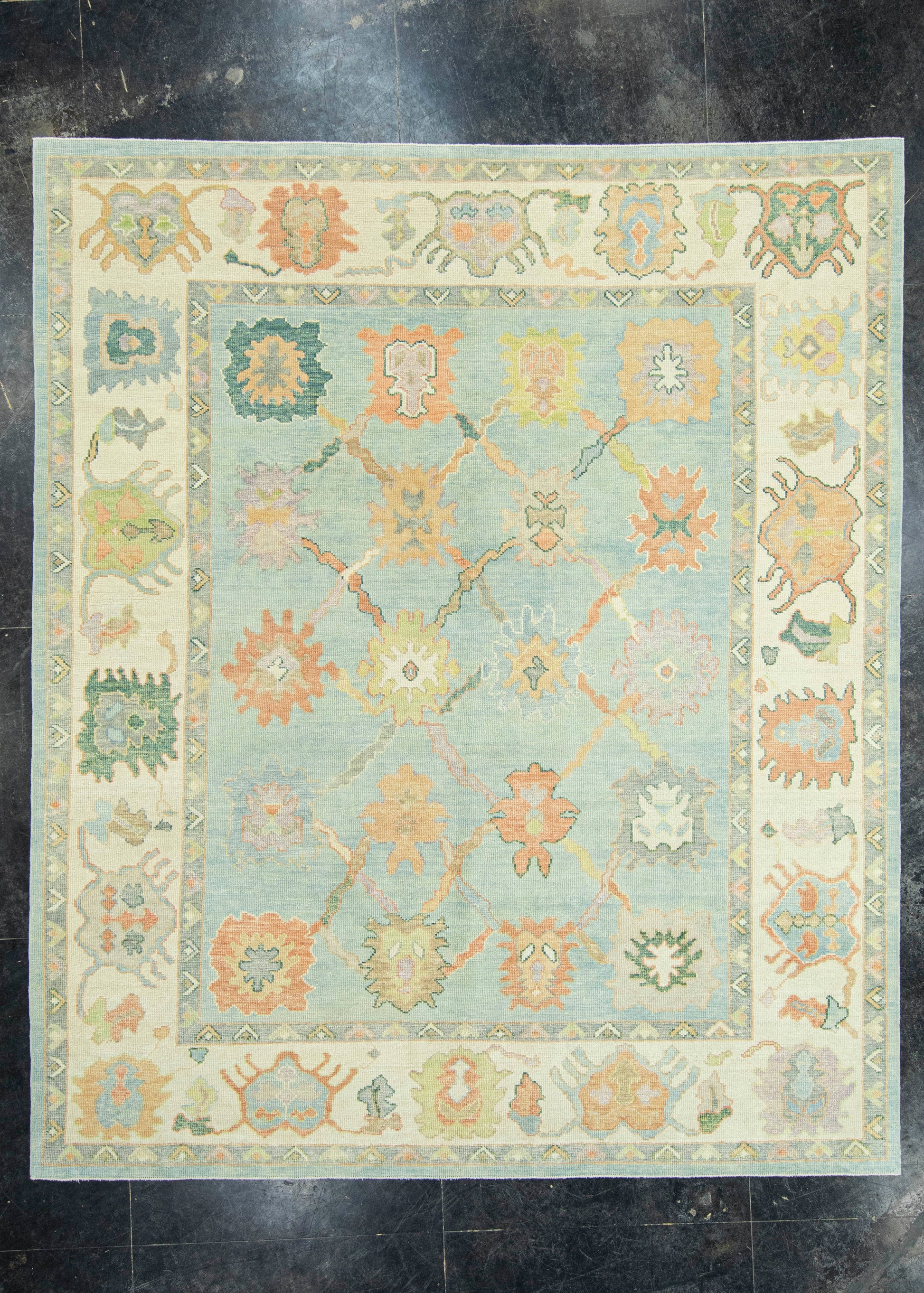 Turkish Oushak Rug 8'5" x 10' #22183