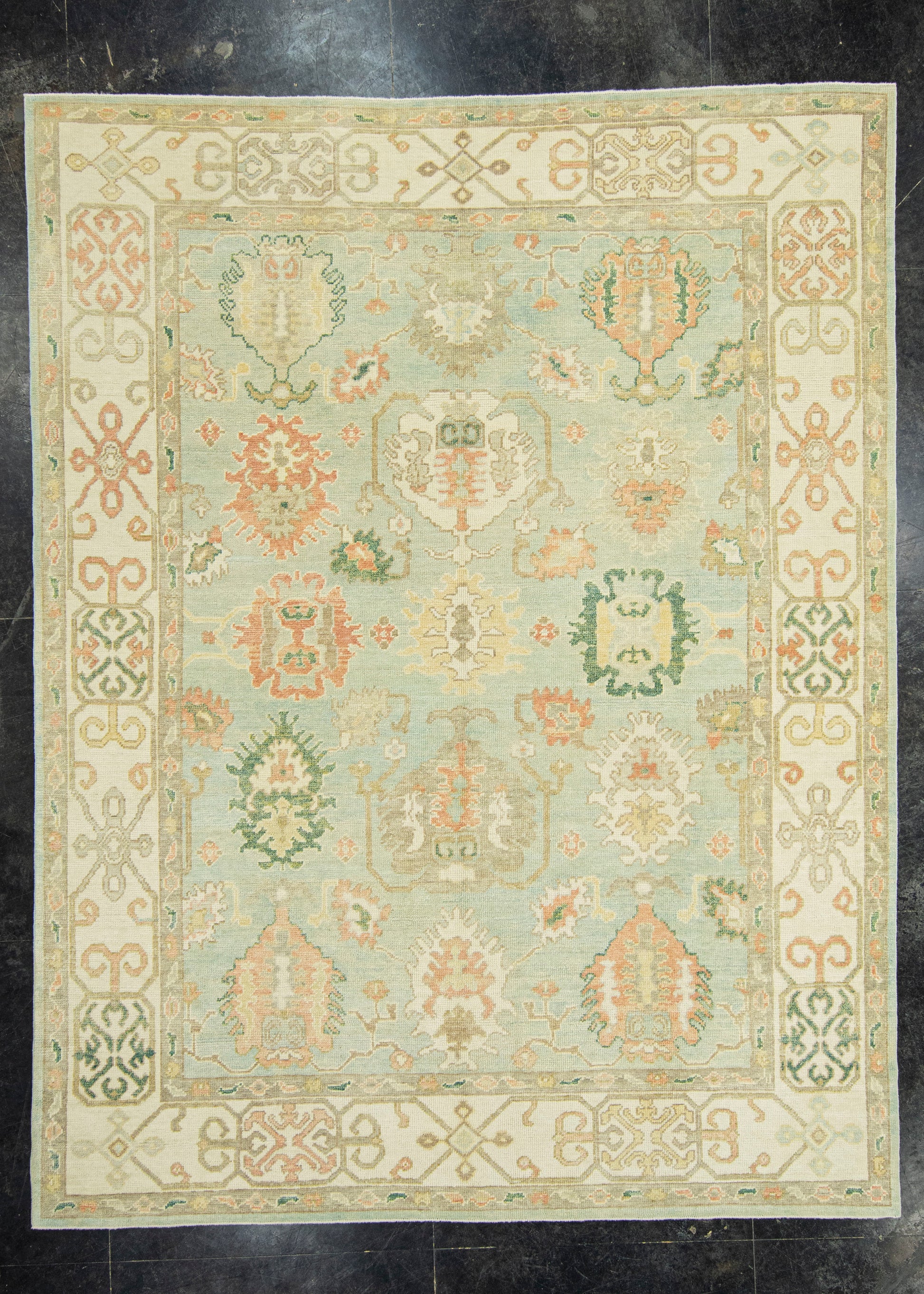 Turkish Oushak Rug 8'1" x 10'5" #22215