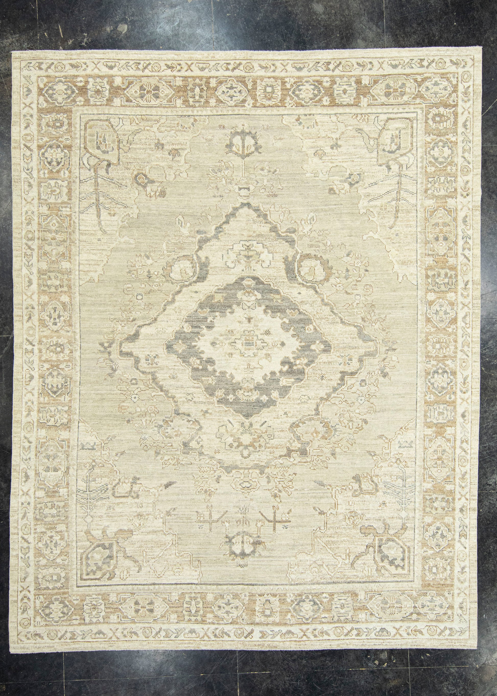 Turkish Oushak Rug 8'2" x 10'4" #23005