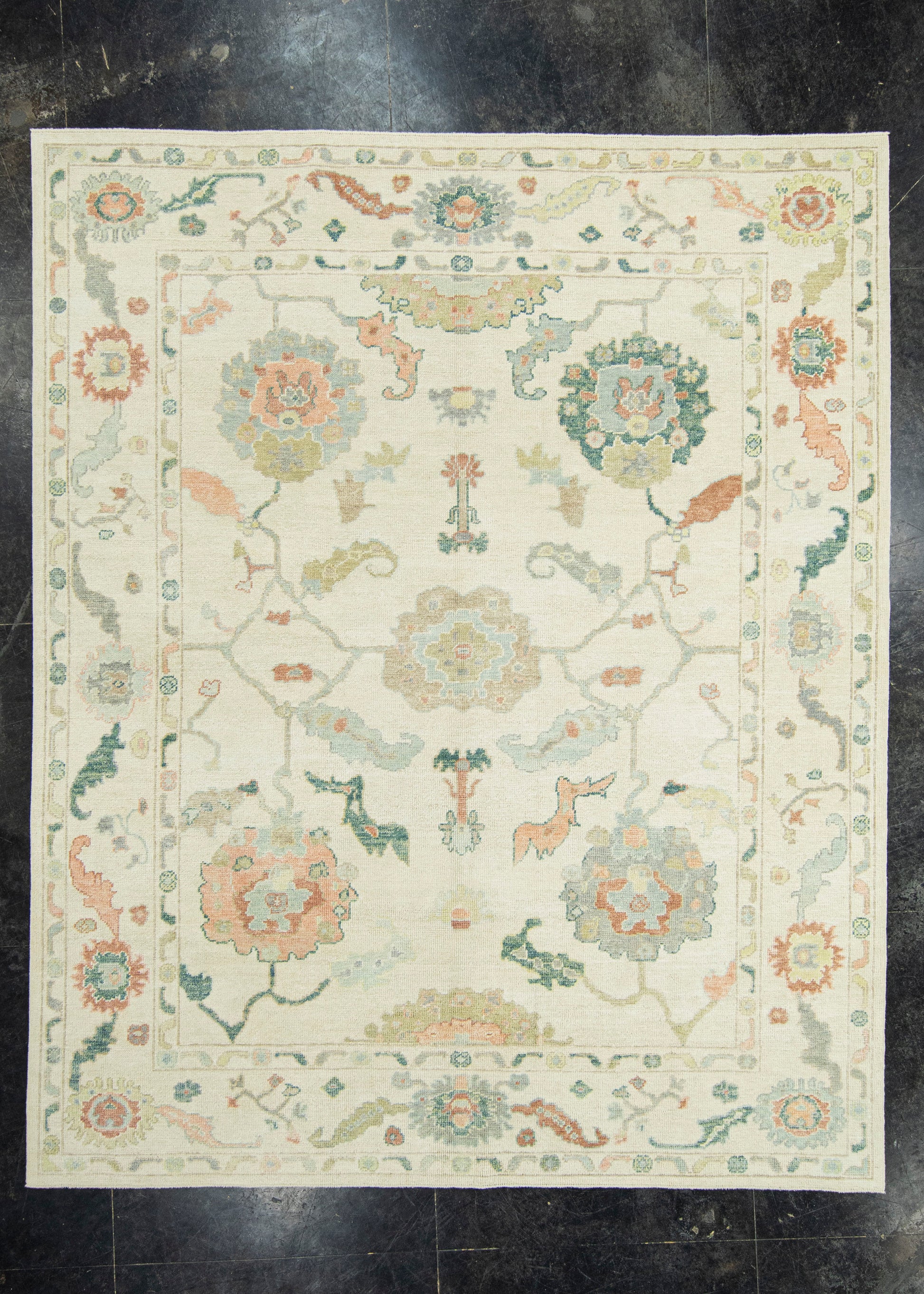 Turkish Oushak Rug 8' x 9'10" #22201