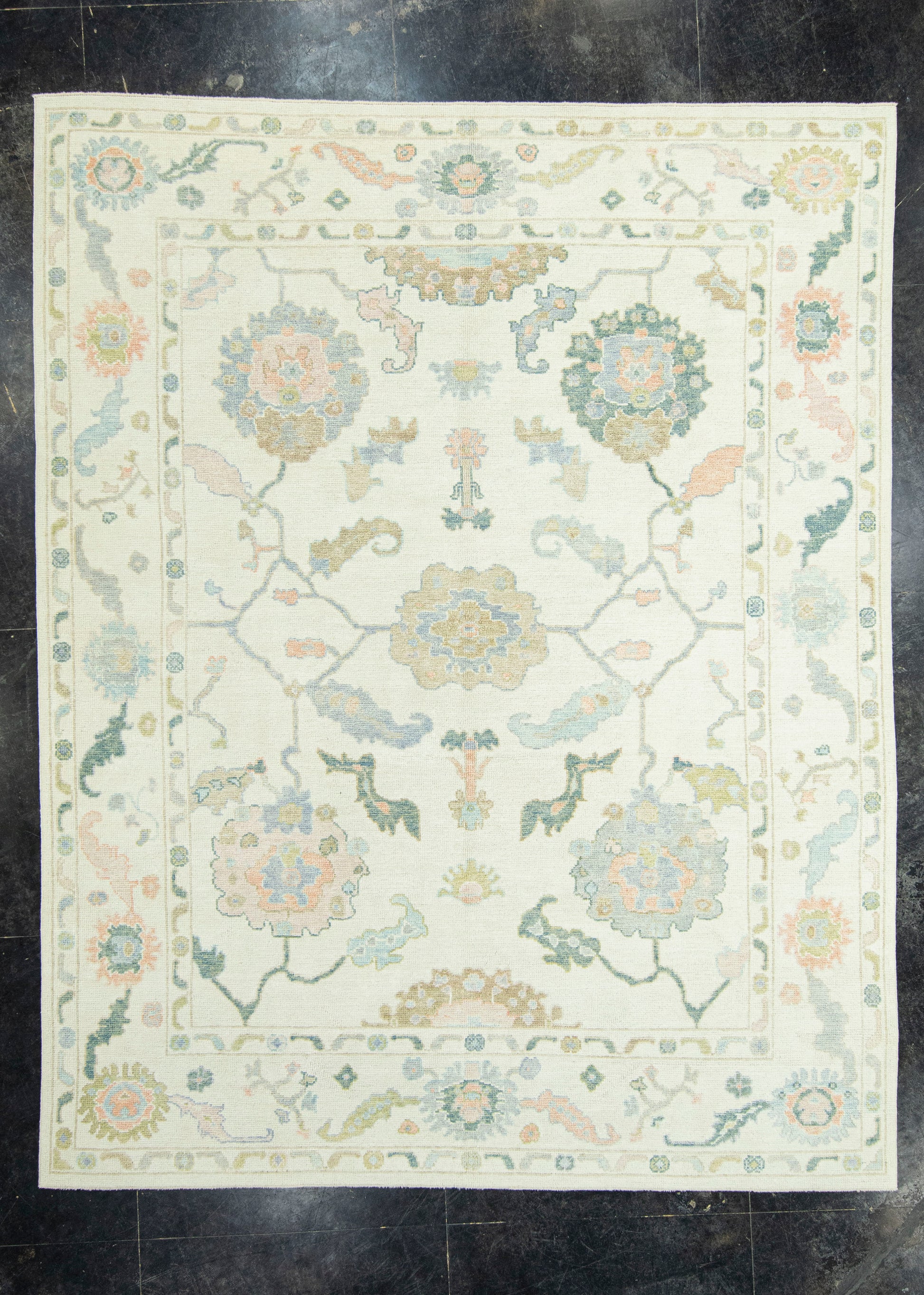 Turkish Oushak Rug 8'5" x 10'7" #22217