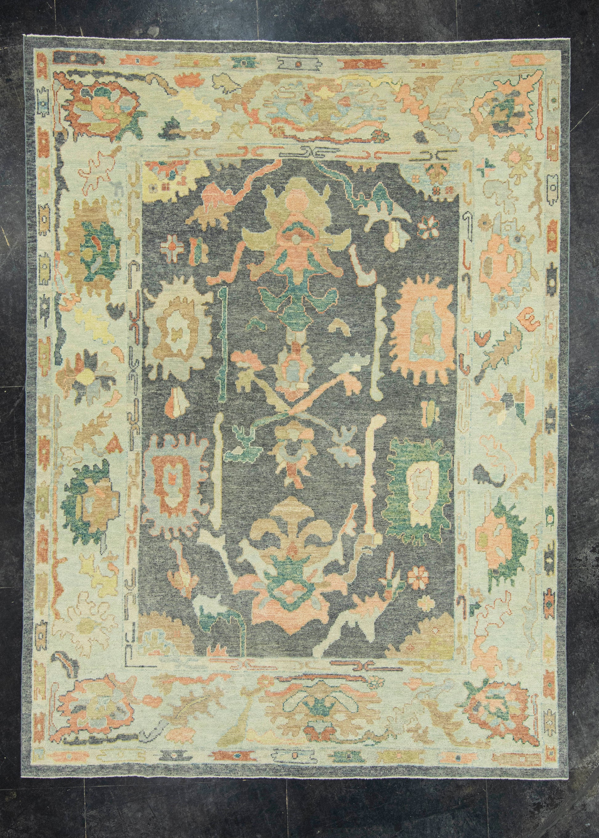 Turkish Oushak Rug 8'1" x 11' #22165