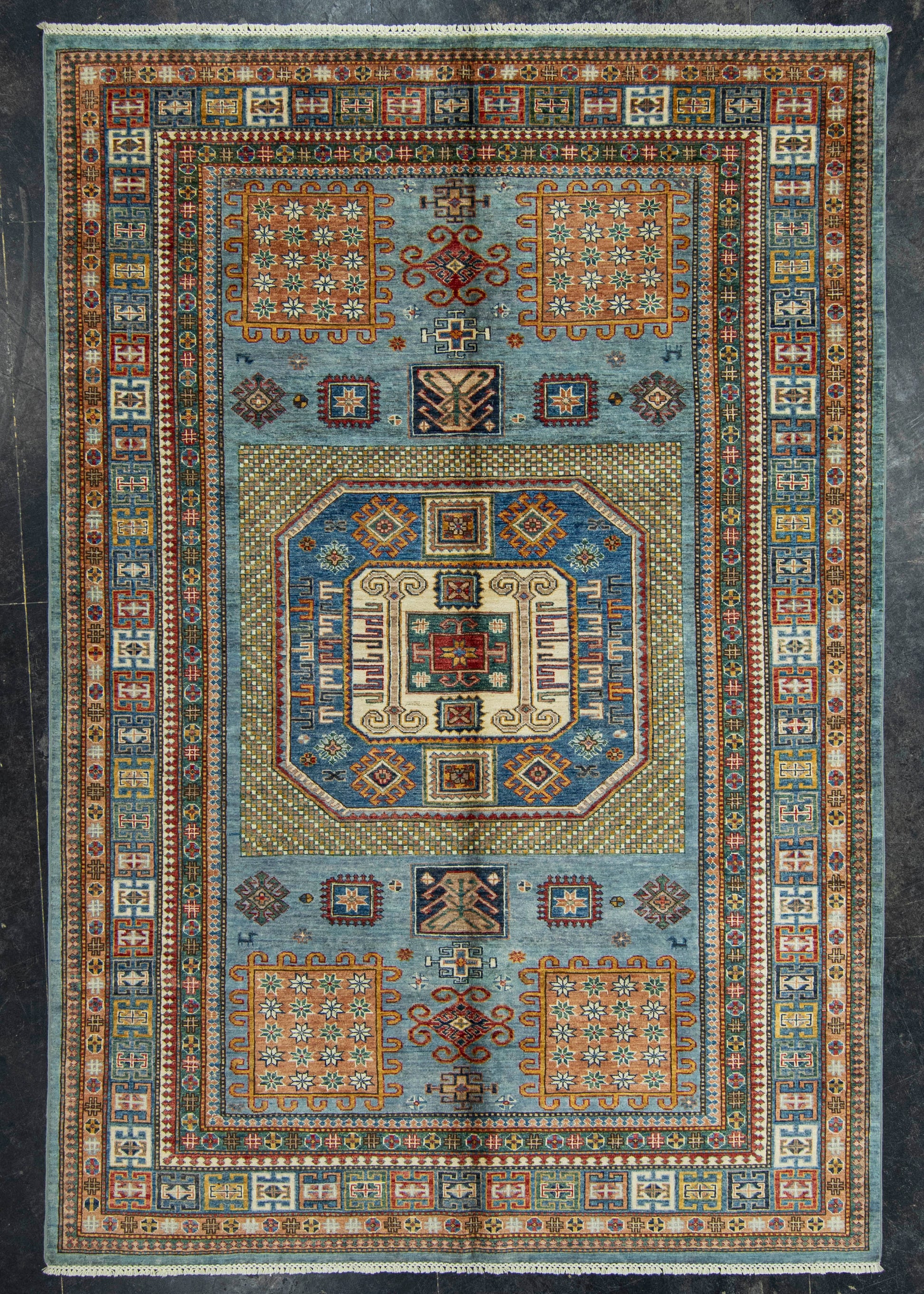 Turkish Vintage Rug  6'8" x 9'9" #22873