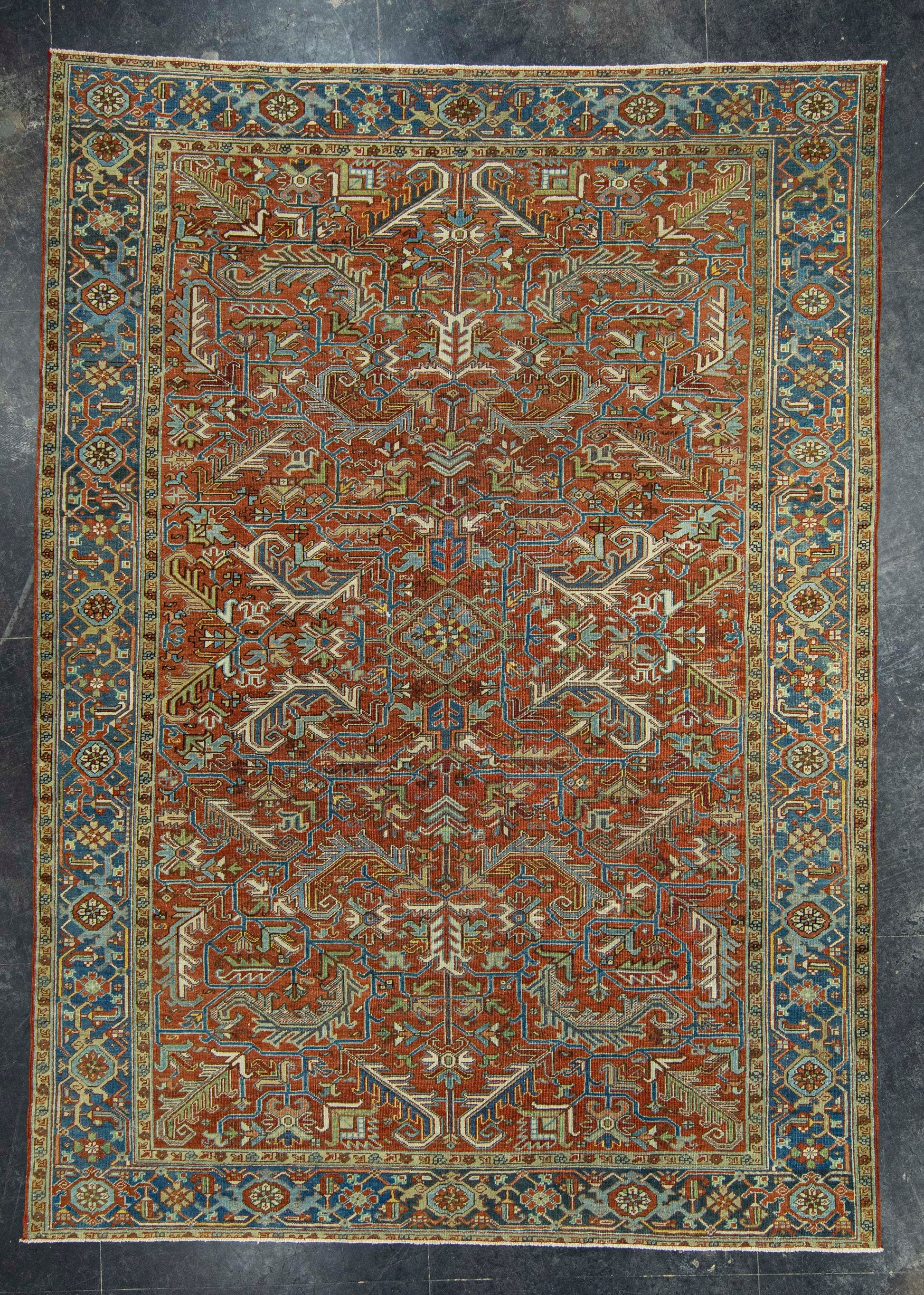 Turkish Vintage Rug  7'9" x 10'9" #22911