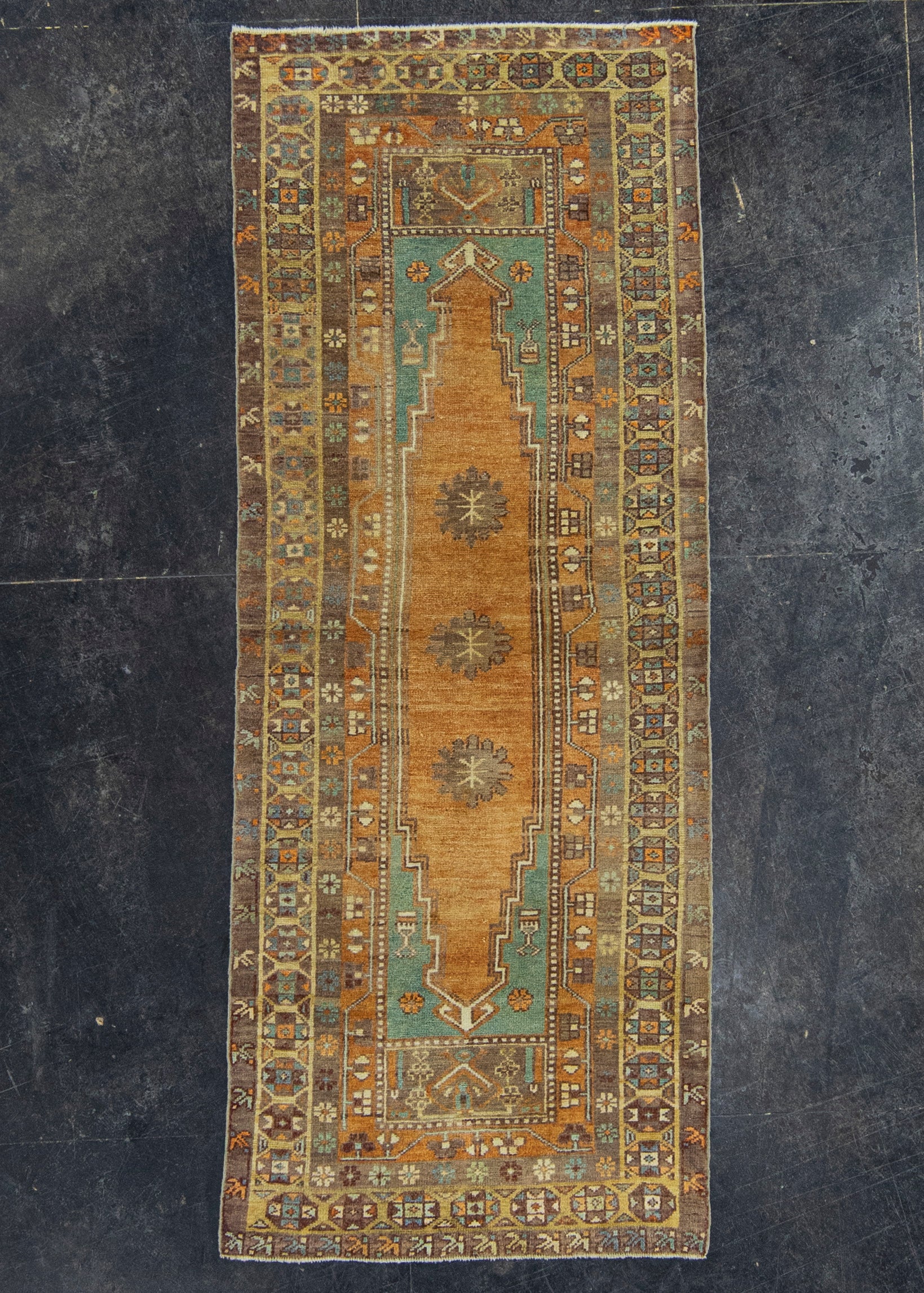 Turkish Anatolian Runner Rug 2'7" x 6'7" #22299
