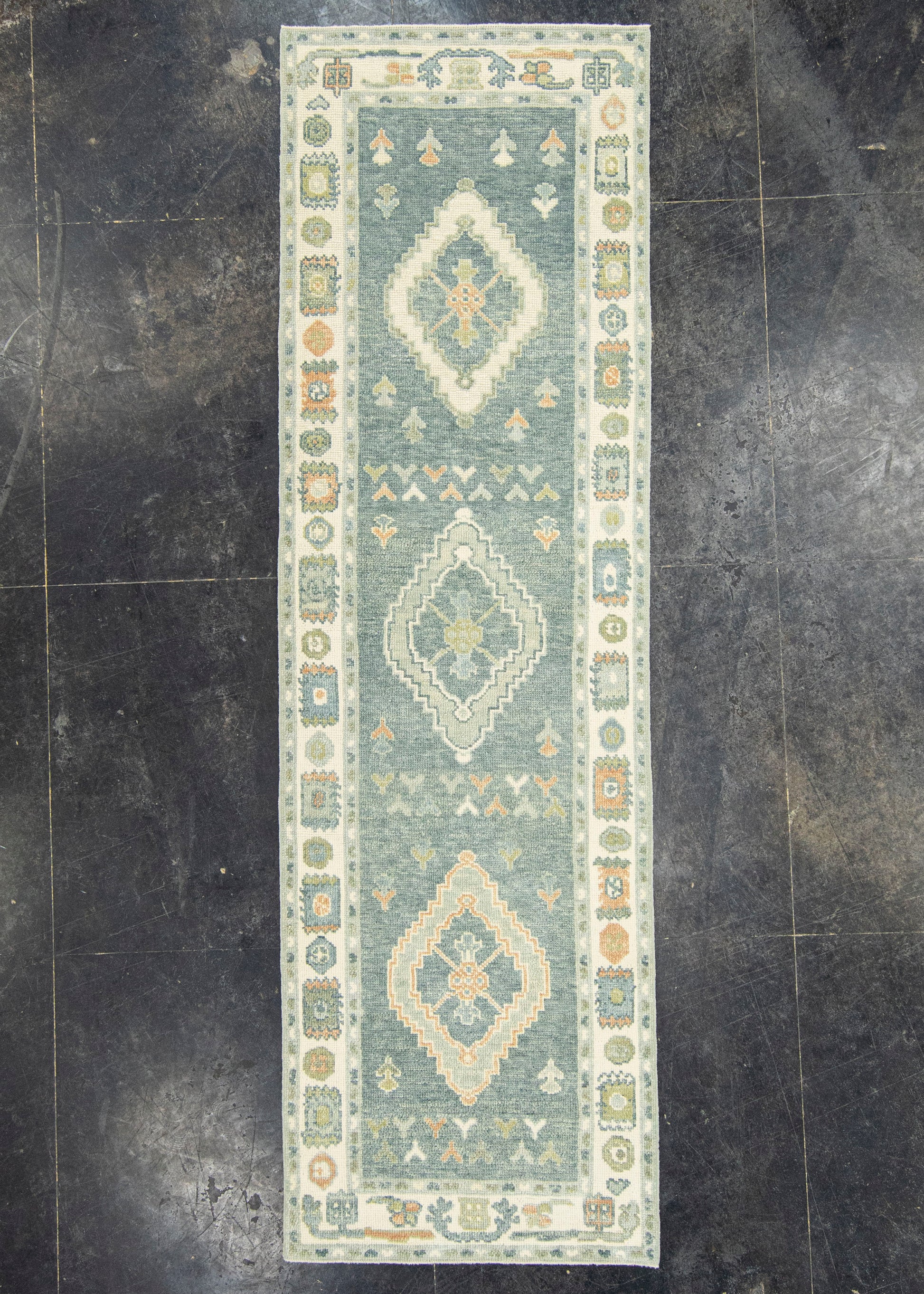 Turkish Oushak Rug 3' x 10' #22135