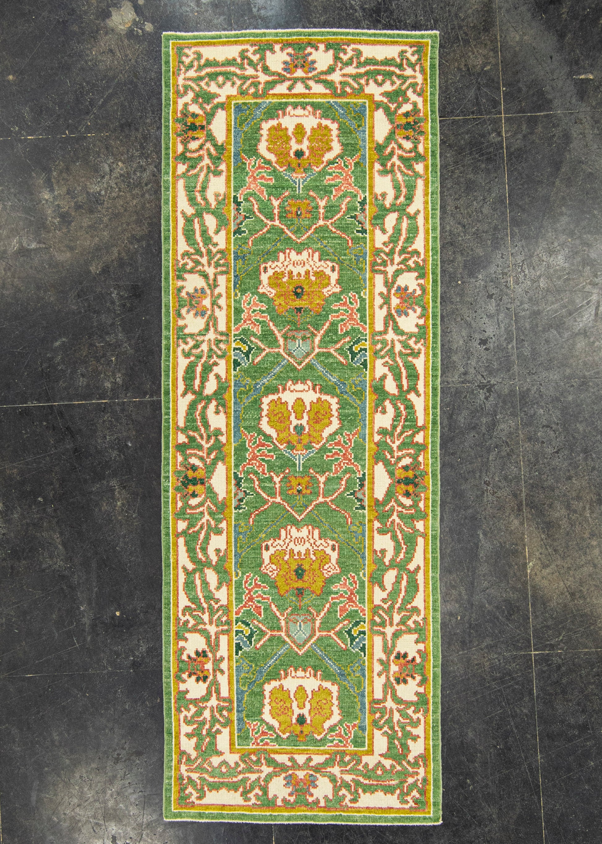 Turkish Oushak Rug 3'1" x 8'9" #22316