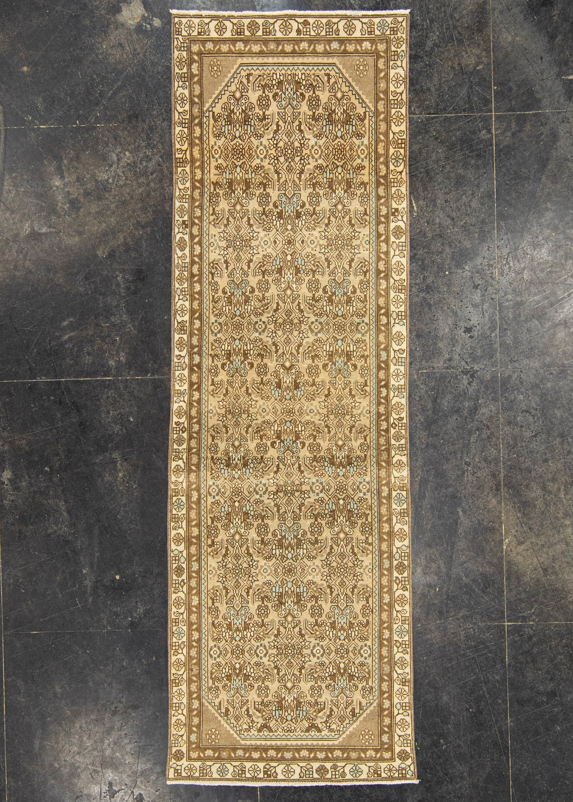 Turkish Vintage Rug  2'11" x 9'2" #22763