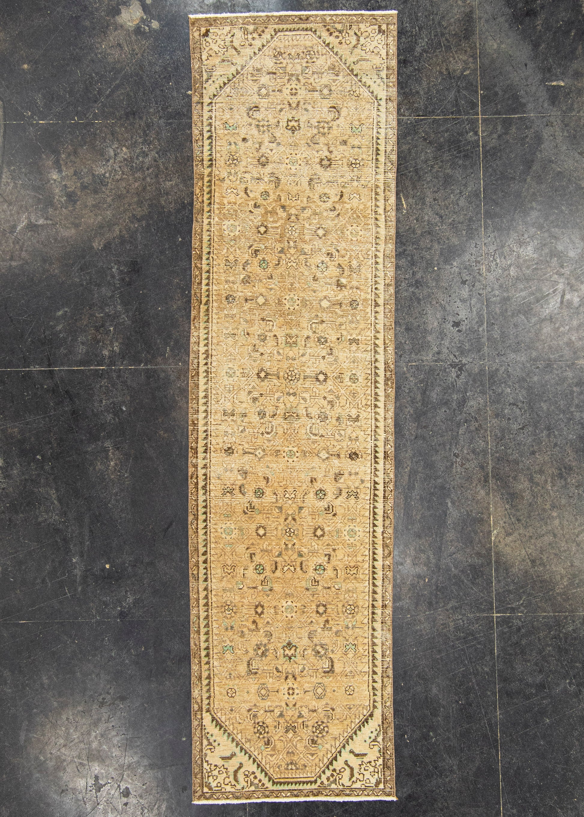 Turkish Vintage Rug  2'3" x 9'5" #22794