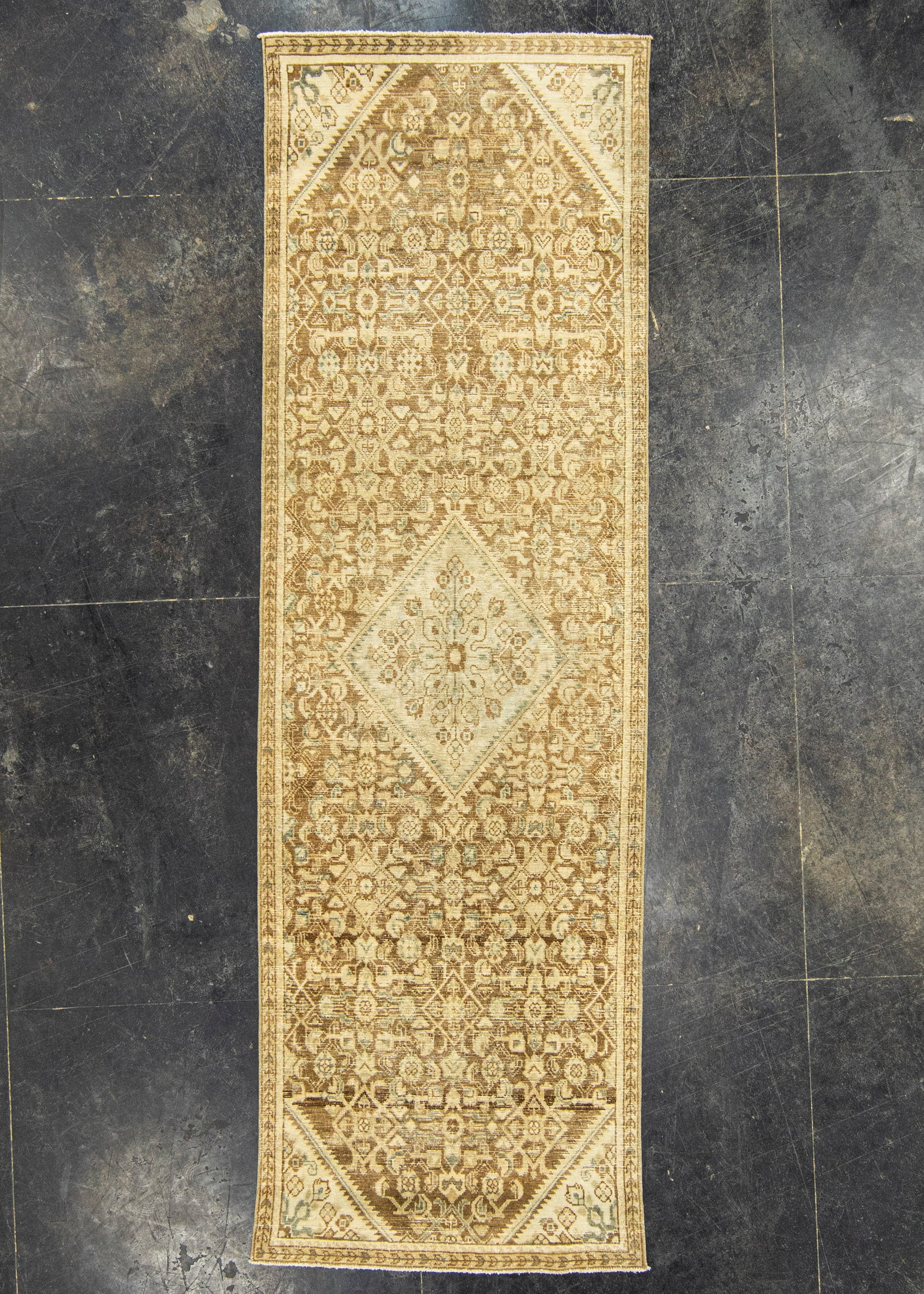Turkish Vintage Rug  2'7" x 9'2" #22766