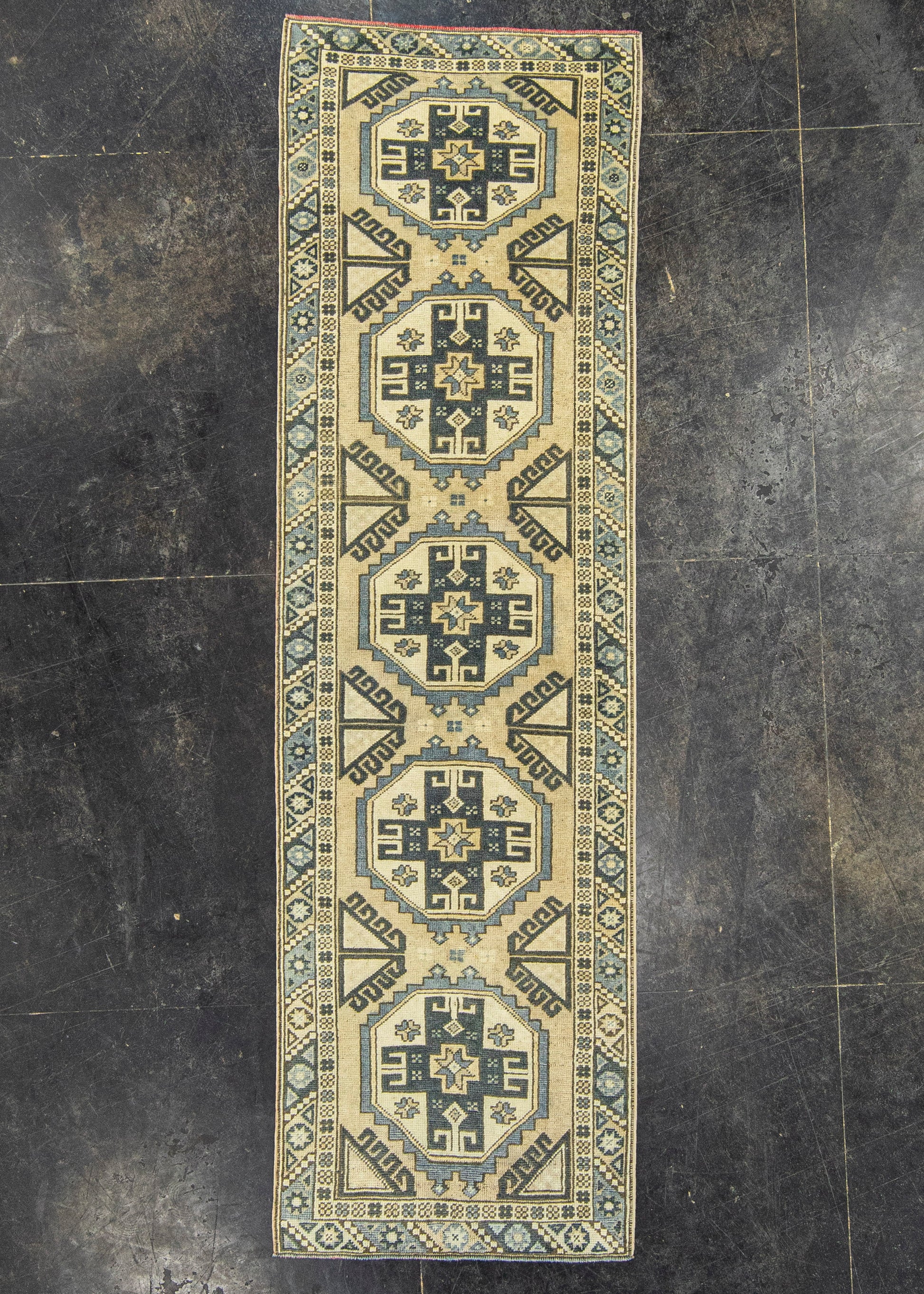 Turkish Anatolian Runner Rug 2'6" x 8'7" #22293