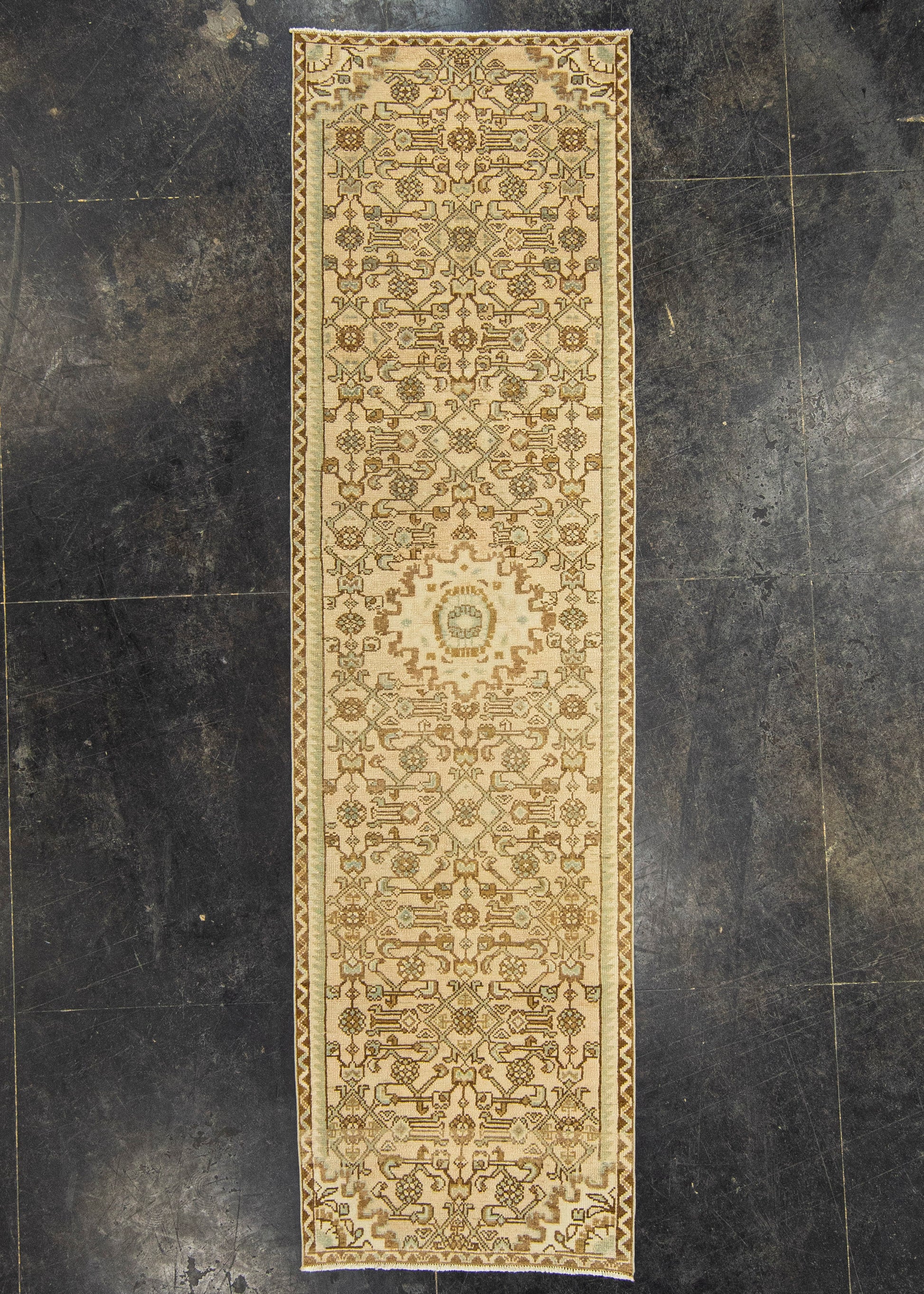 Turkish Vintage Rug  2'11" x 9'3" #22765