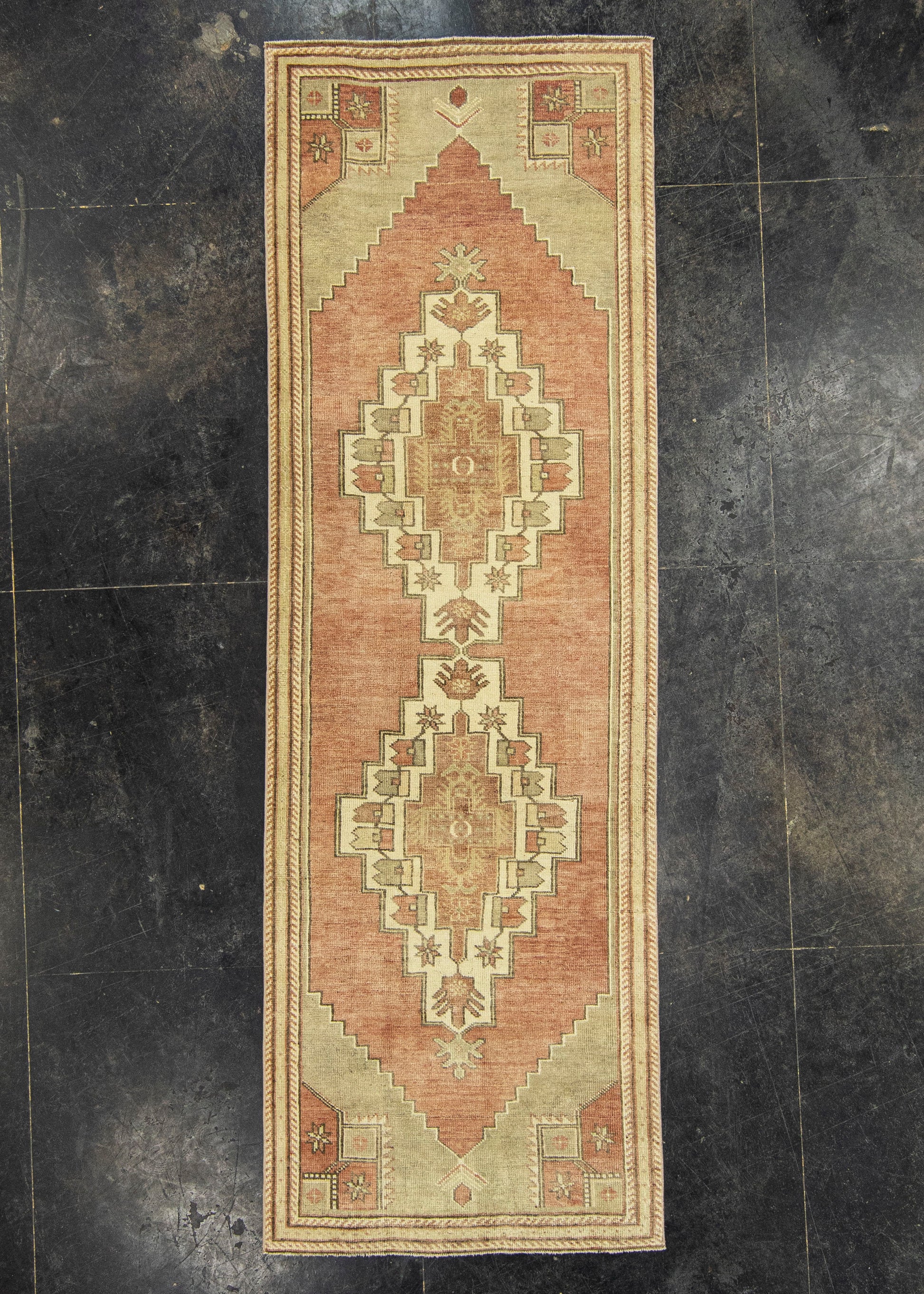 Turkish Anatolian Runner Rug 3'1" x 9'6" #22246