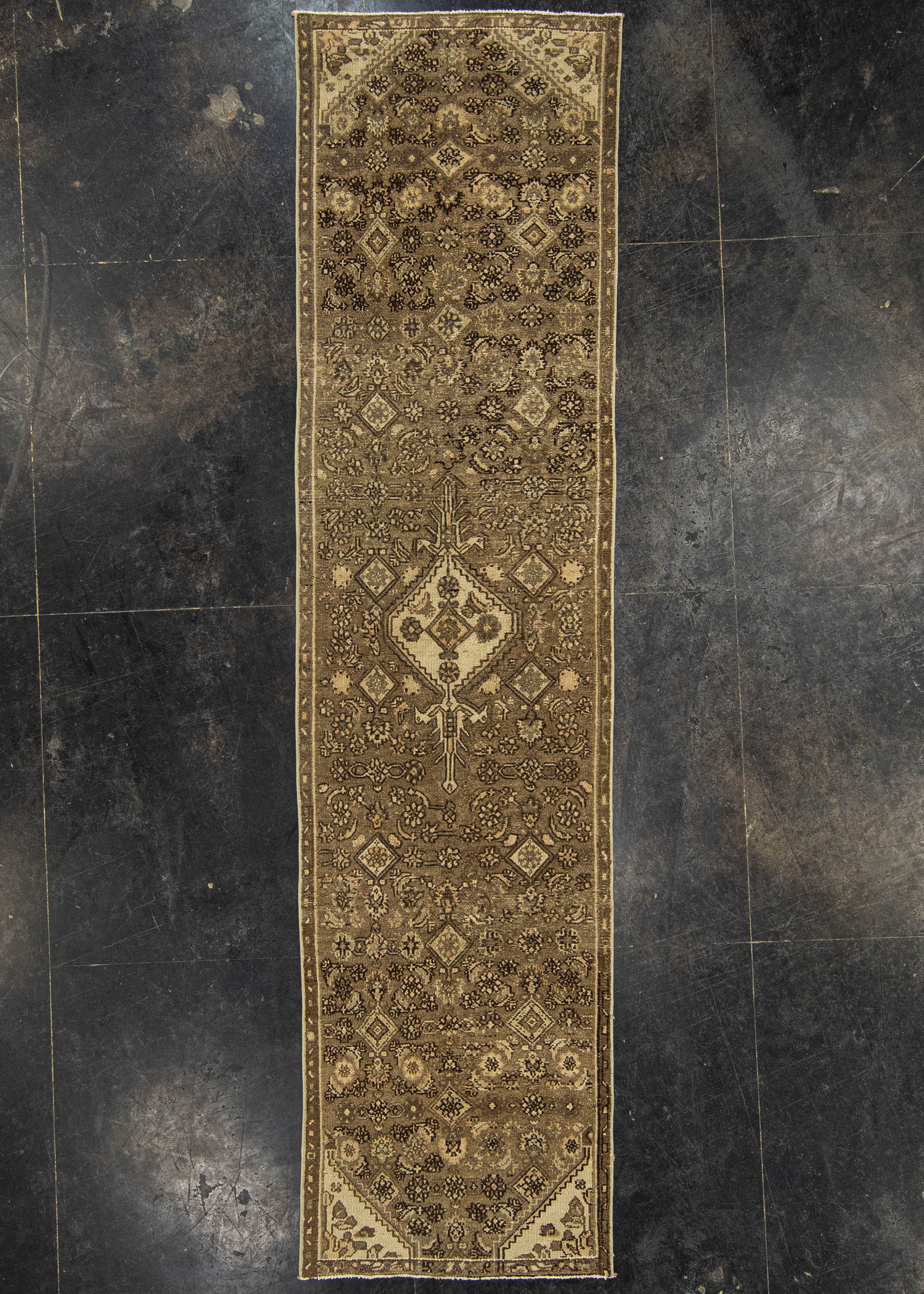 Turkish Vintage Rug  2'9" x 10'9" #22786