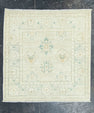 Oushak Square Rug 3'1" x 3'3" #22734