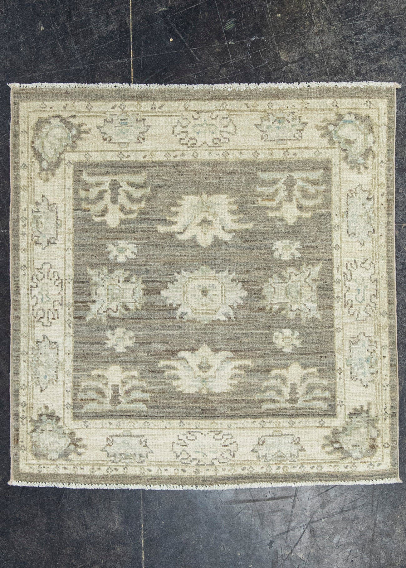 Oushak Square Rug 3' x 3'1" #22733