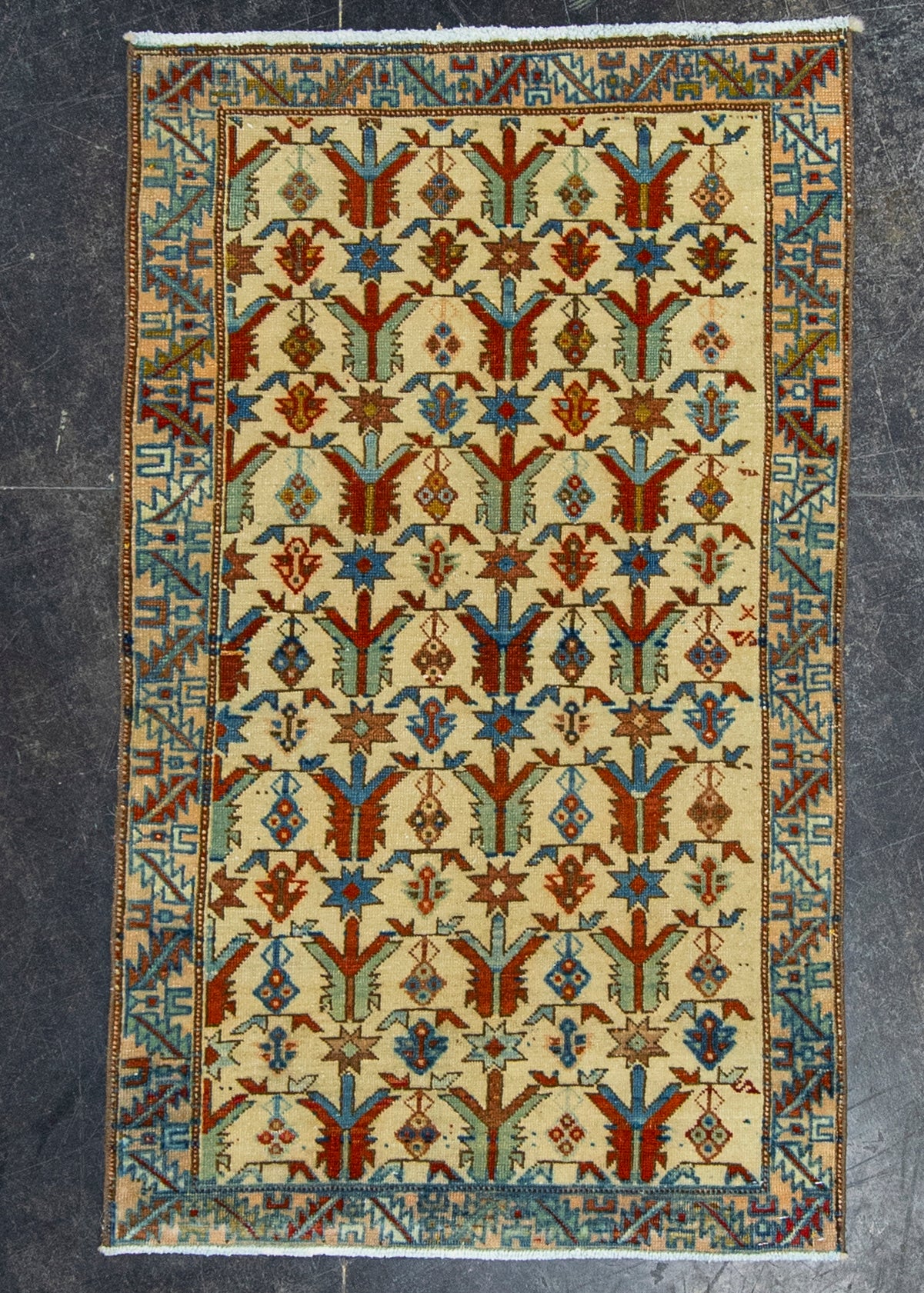 Turkish Vintage Rug  2'3" x 3'10" #22857