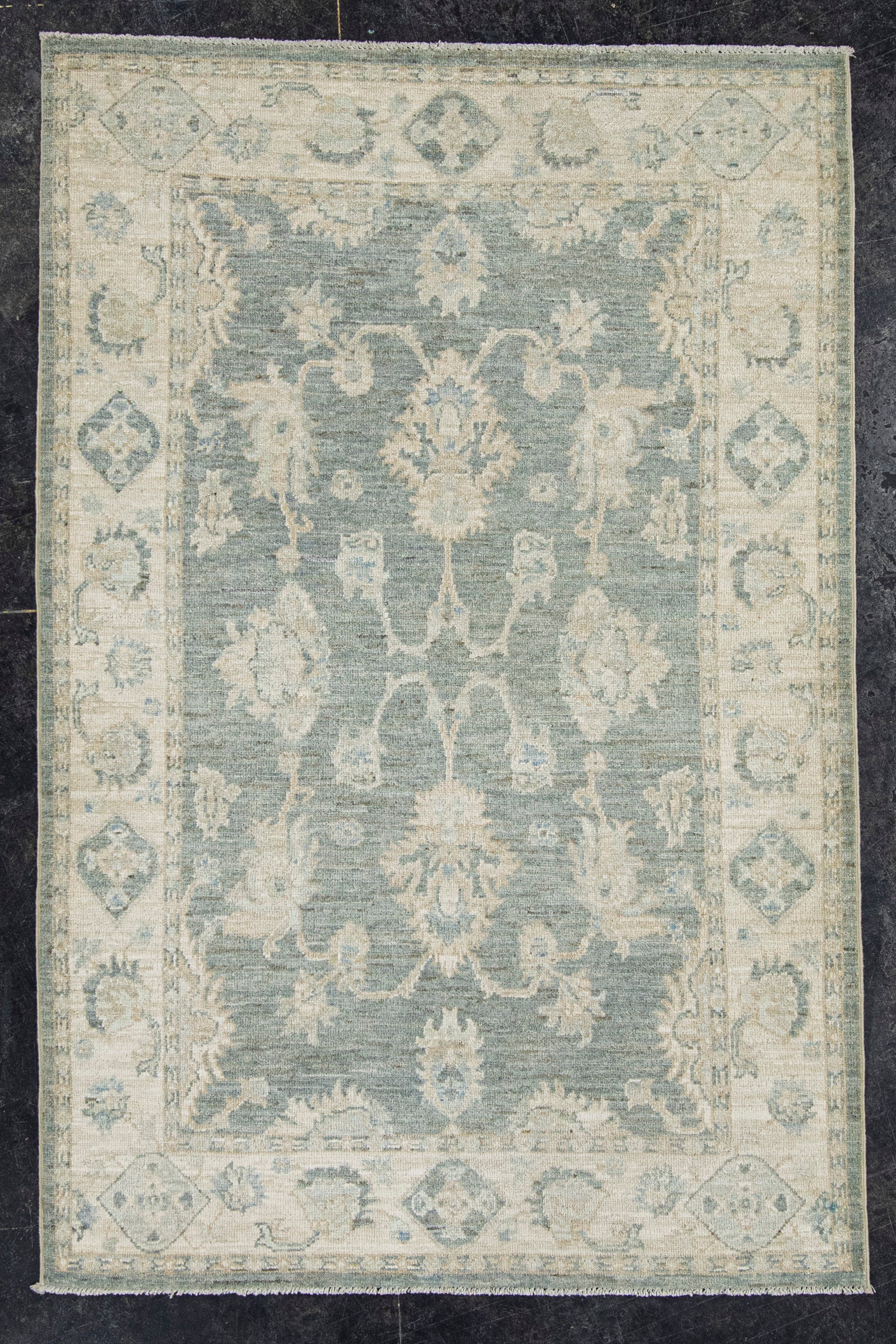 Oushak Rug 4'0" x 6'2" #22740