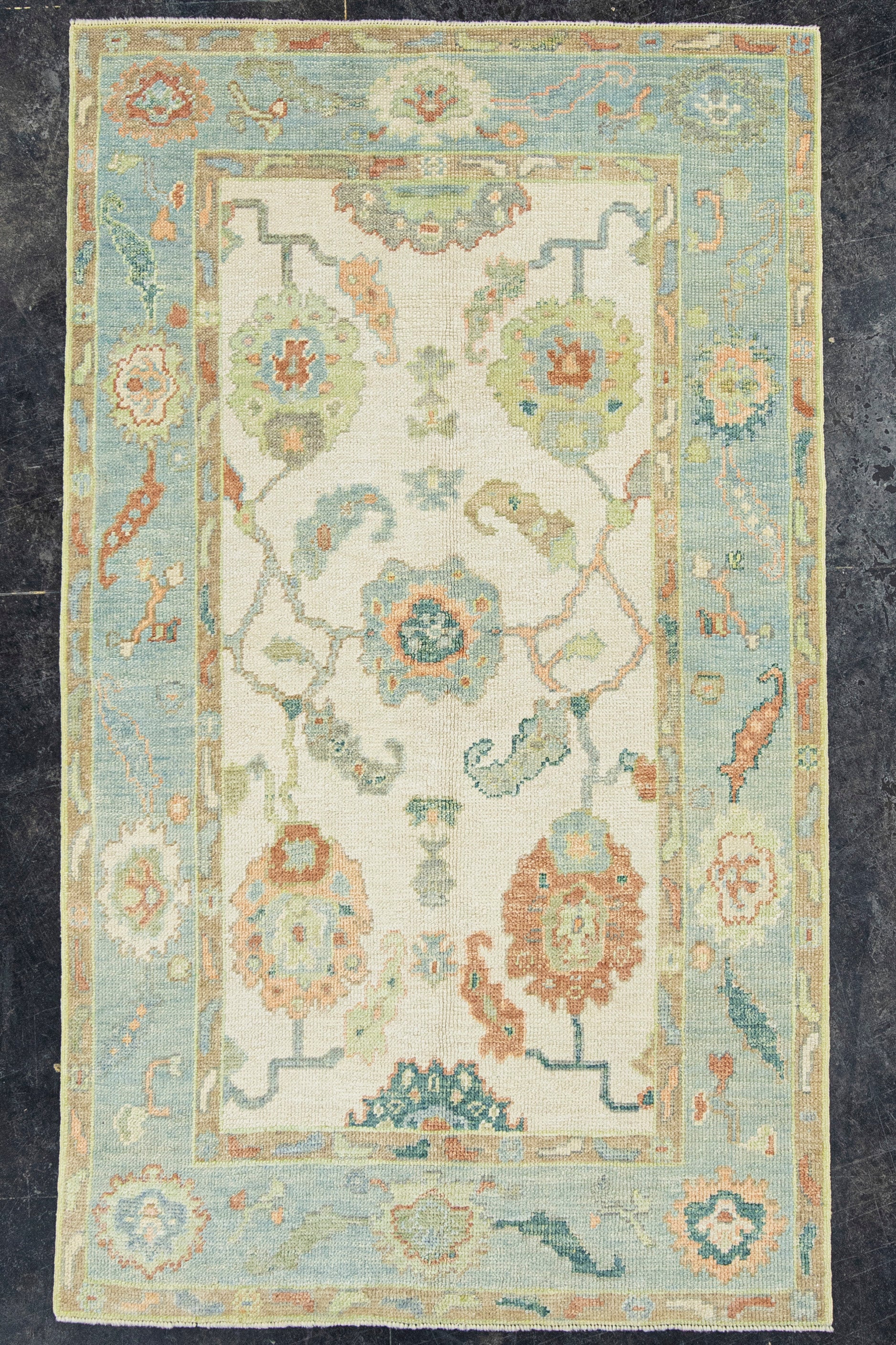 Turkish Oushak Rug 3'10" x 6'6" #22138