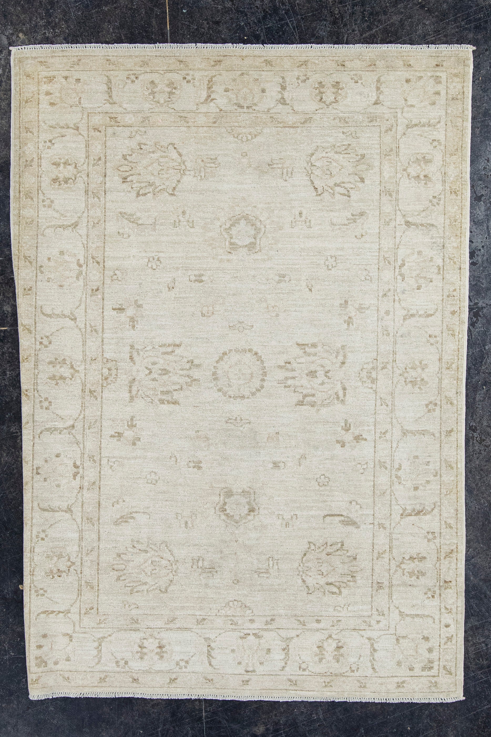 Oushak Rug 4'2" x 5'11" #22701