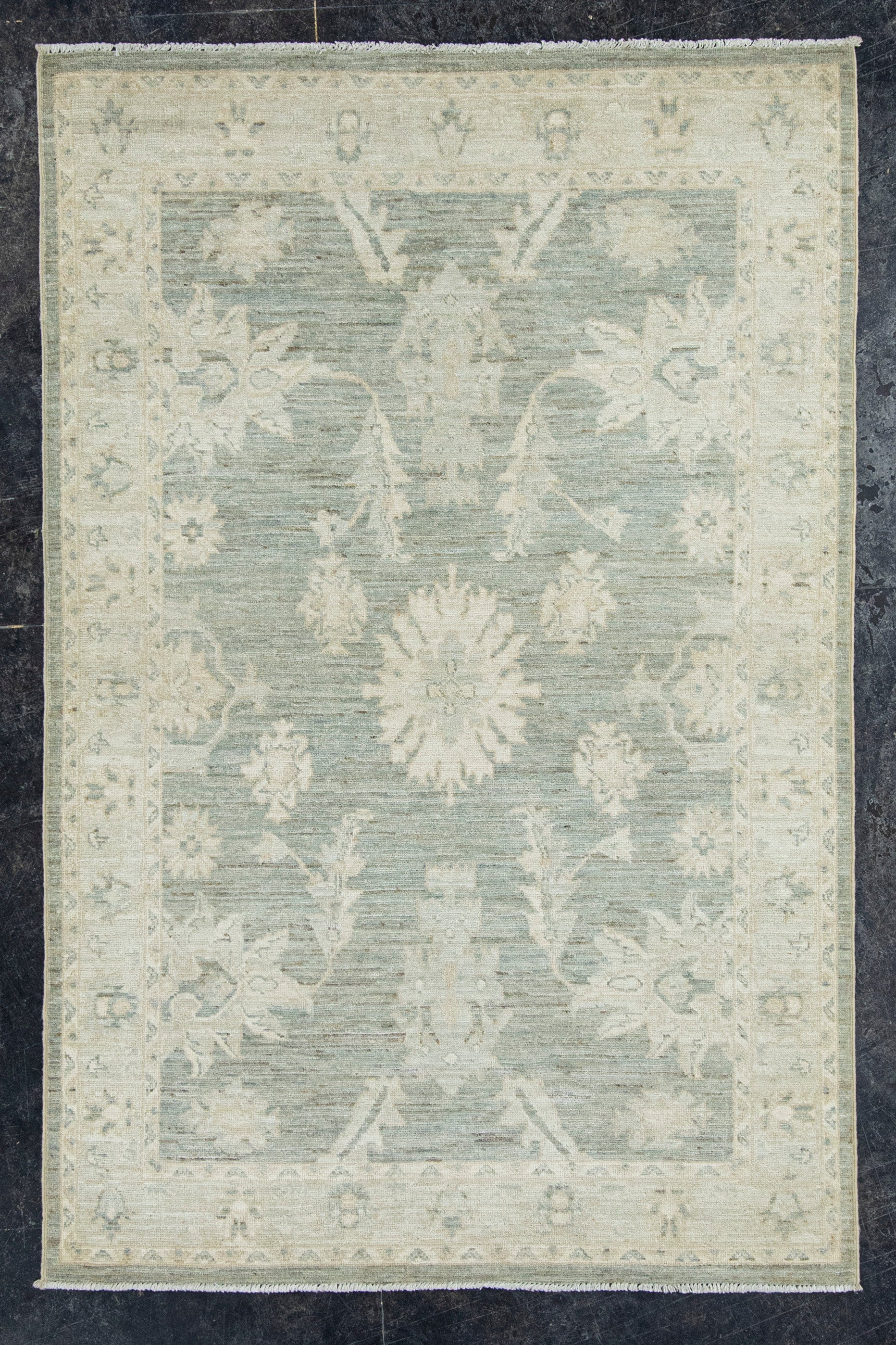 Oushak Rug 4'1" x 6'3" #22745