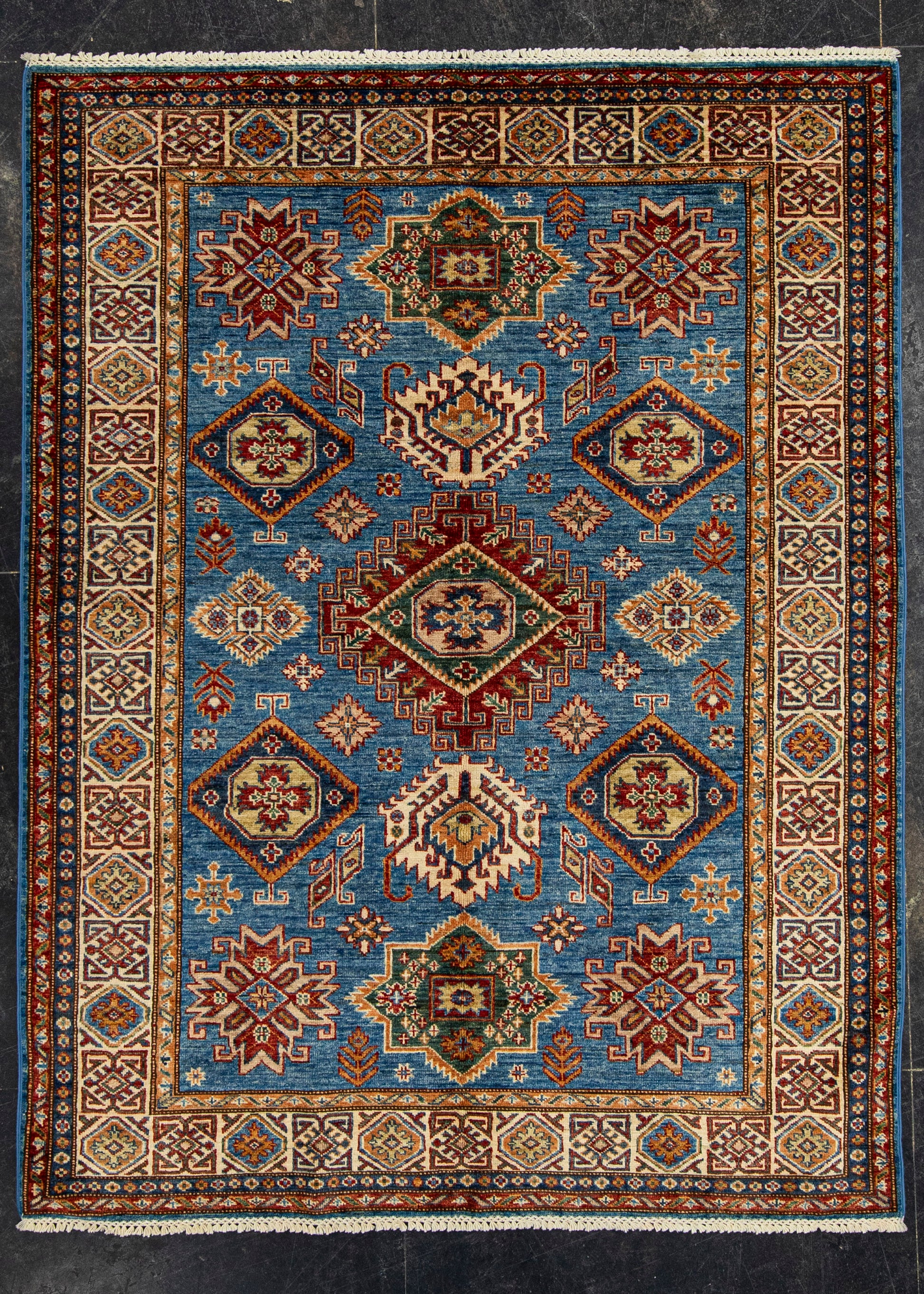 Oriental Handmade Rug  5'2" x 6'9" #22888