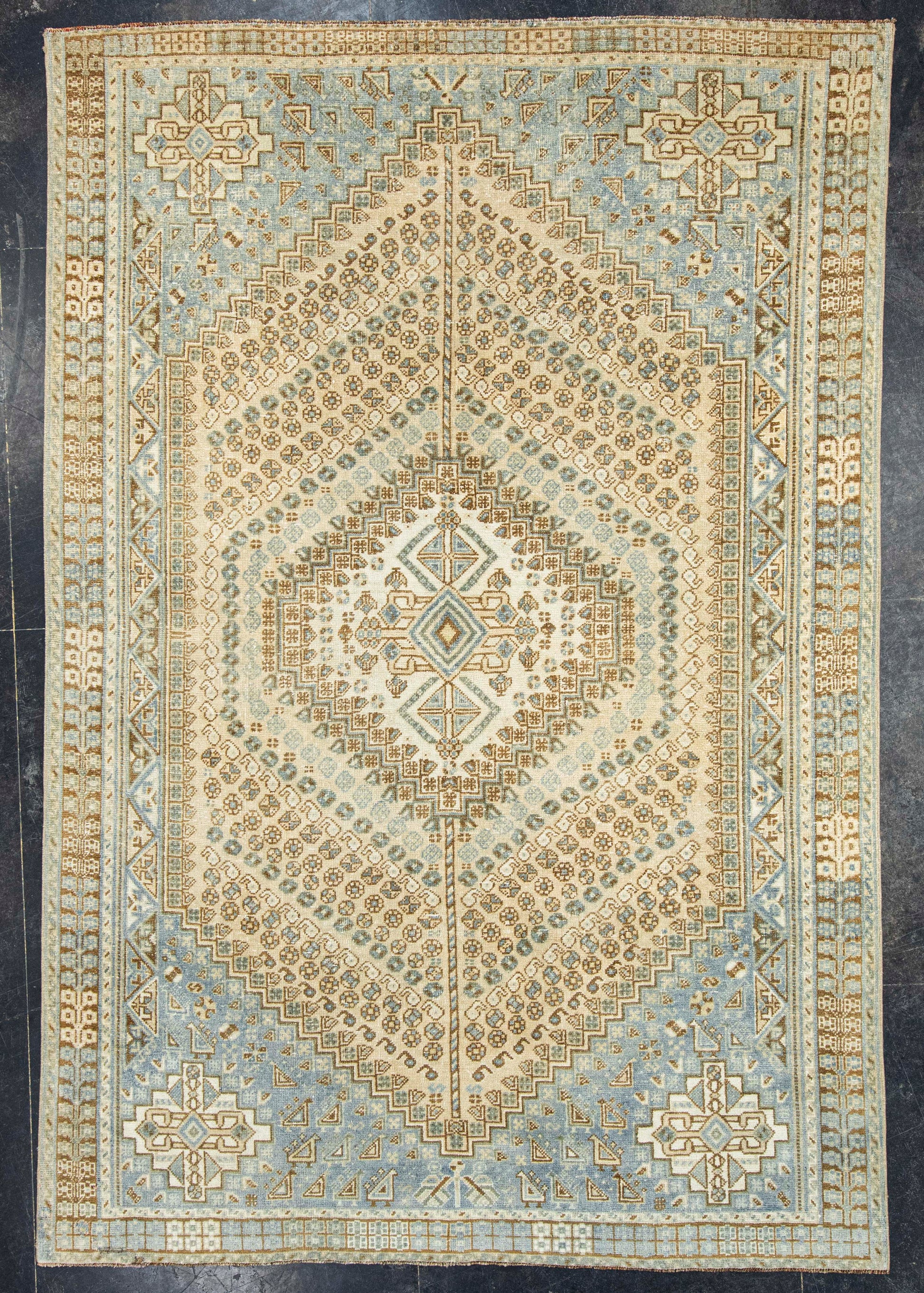 Turkish Vintage Rug 6'7" x 9'8" #22779