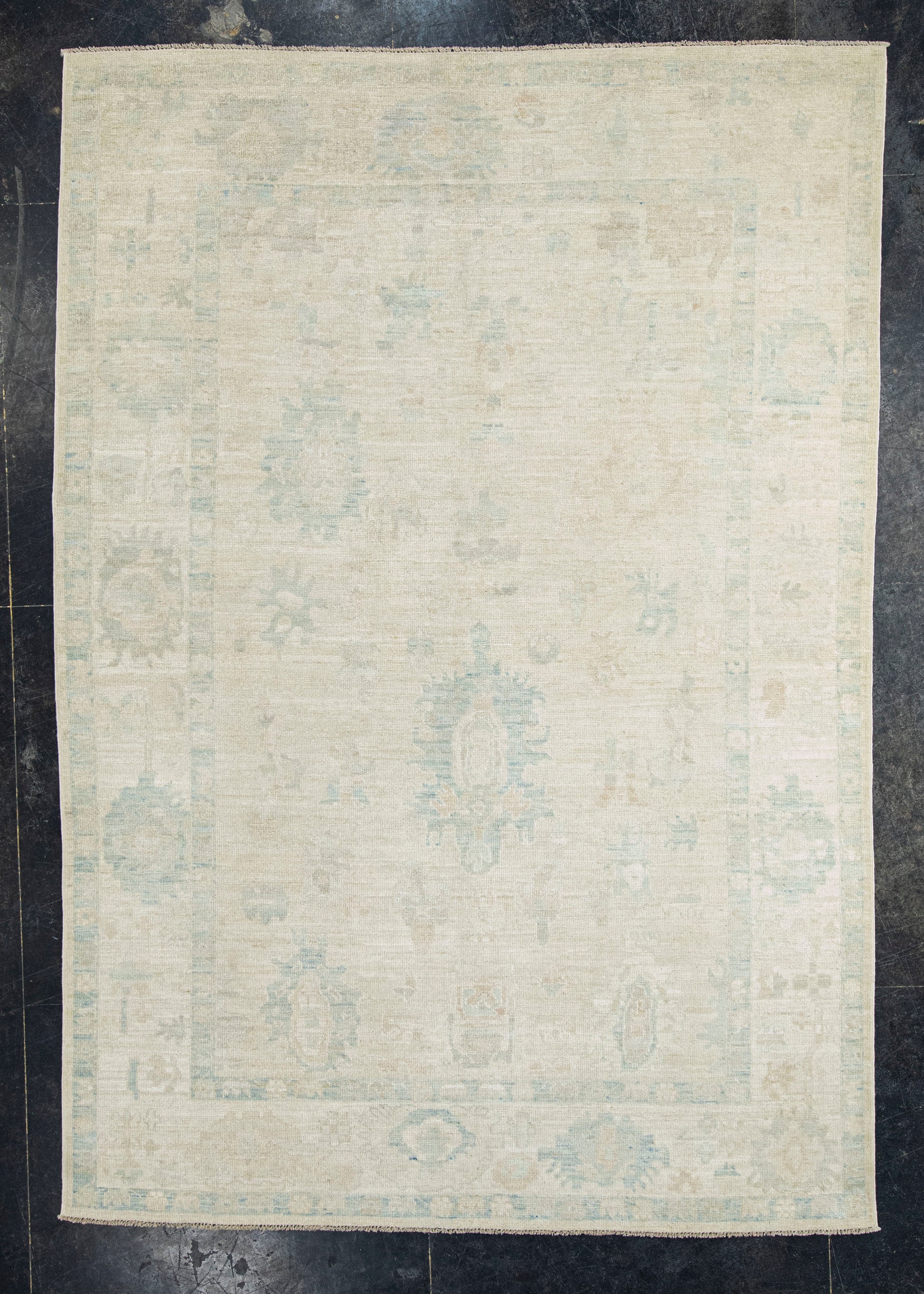 Oushak Rug 6'1" x 8'10" #22691
