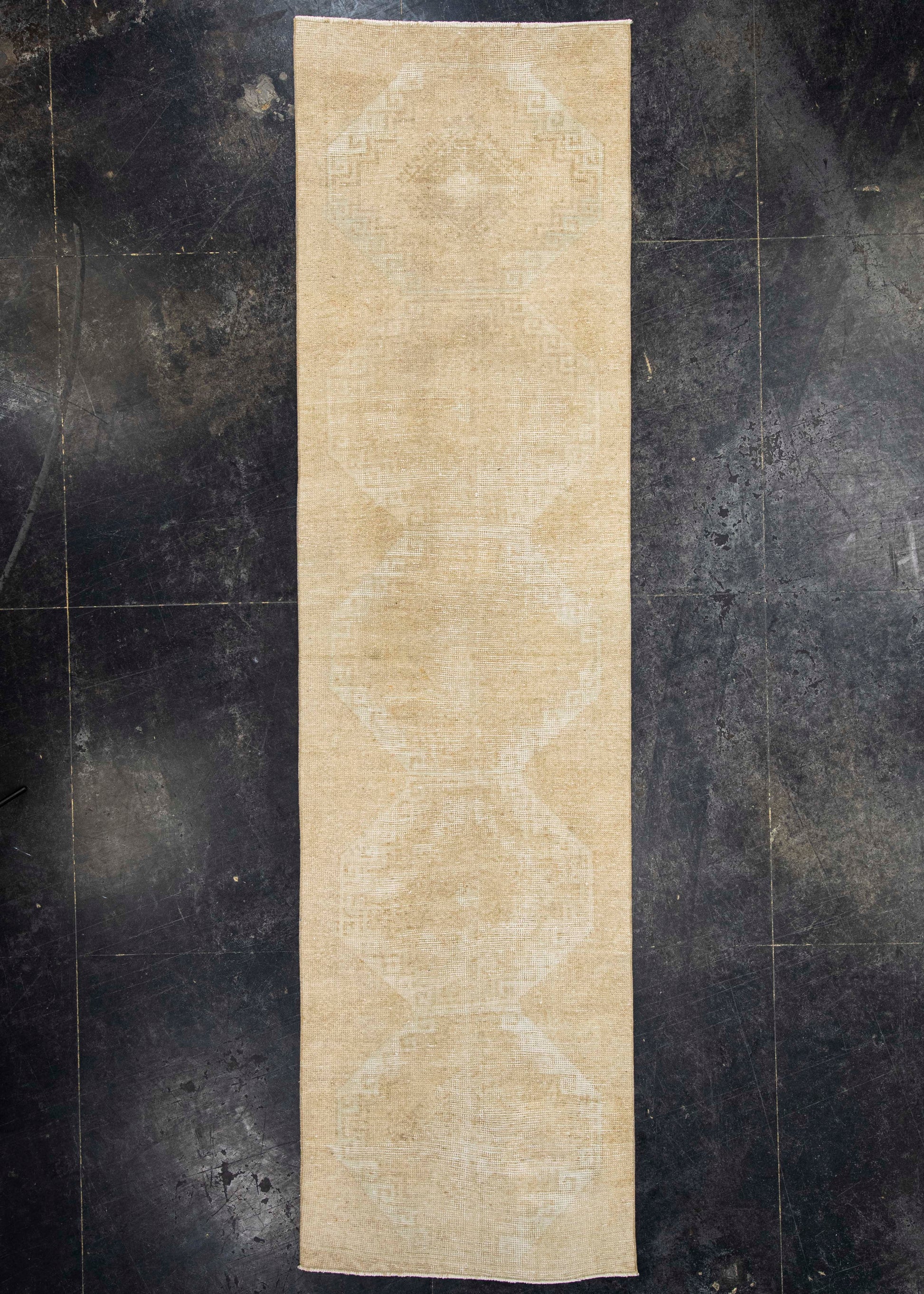 Turkish Vintage Runner Rug 2'10" x 10'8" #24422