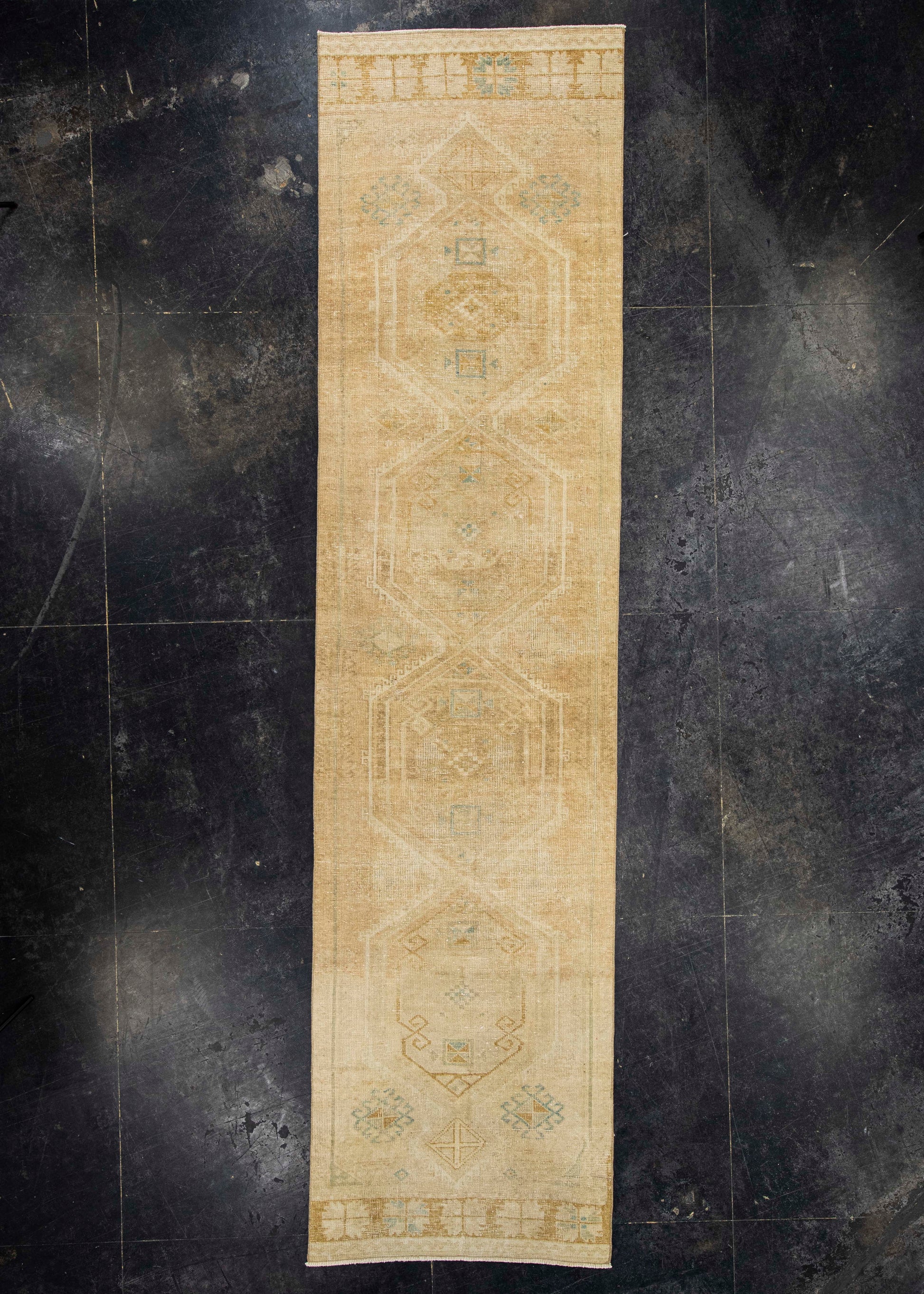 Turkish Vintage Runner Rug 3' x 12' #24419