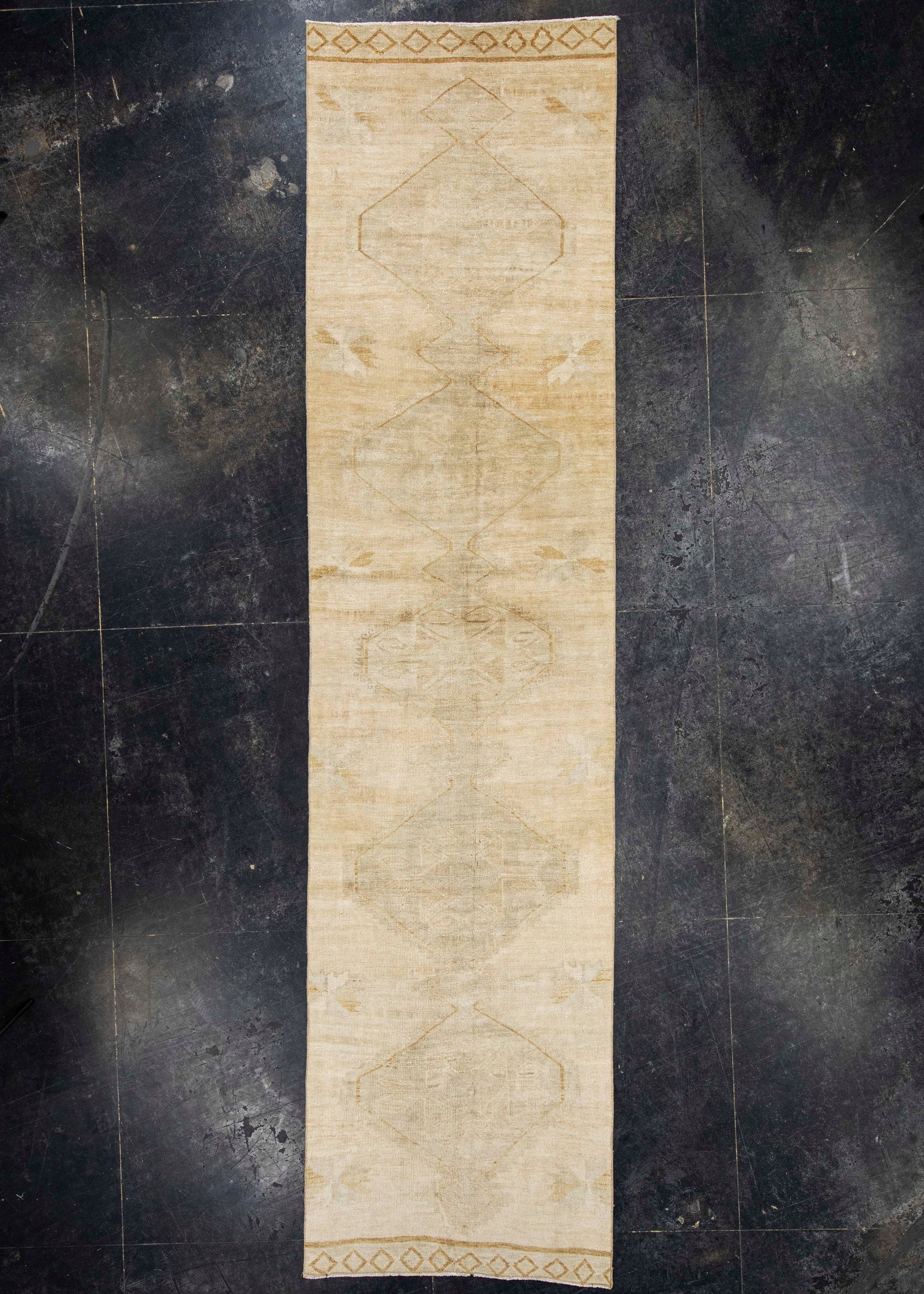 Turkish Vintage Runner Rug 3' x 12' #22418