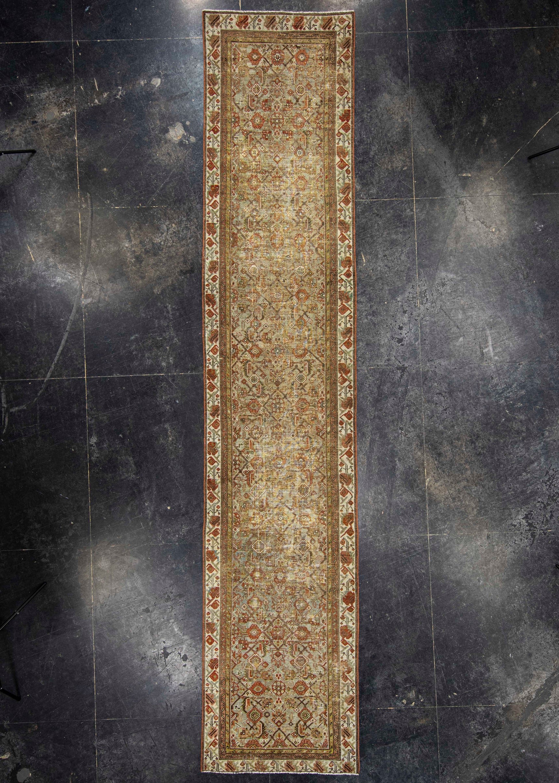 Turkish Antique Runner Rug 2'9" x 13'5" #23673
