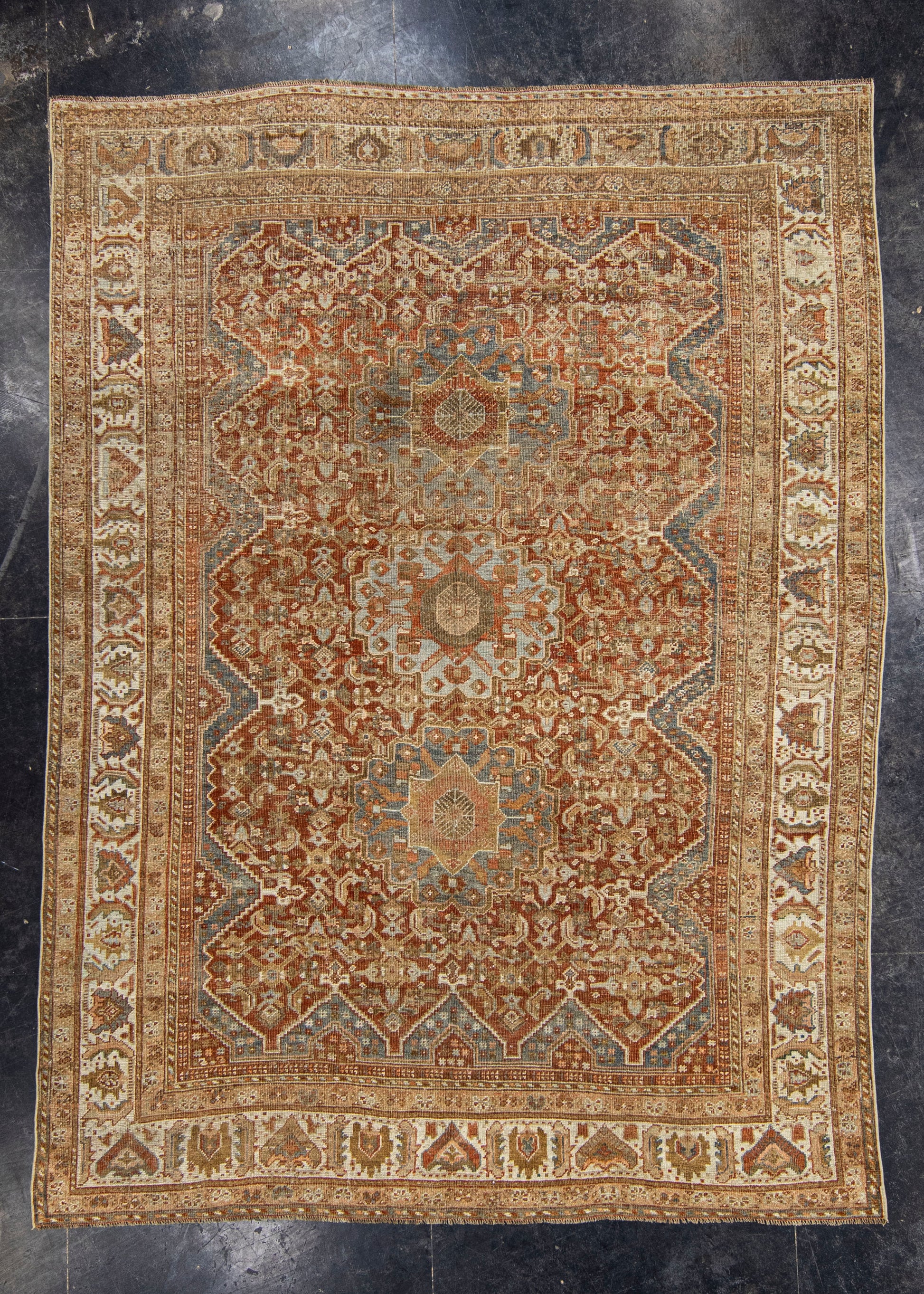 Turkish Antique Runner Rug 7' x 9'7" #23670