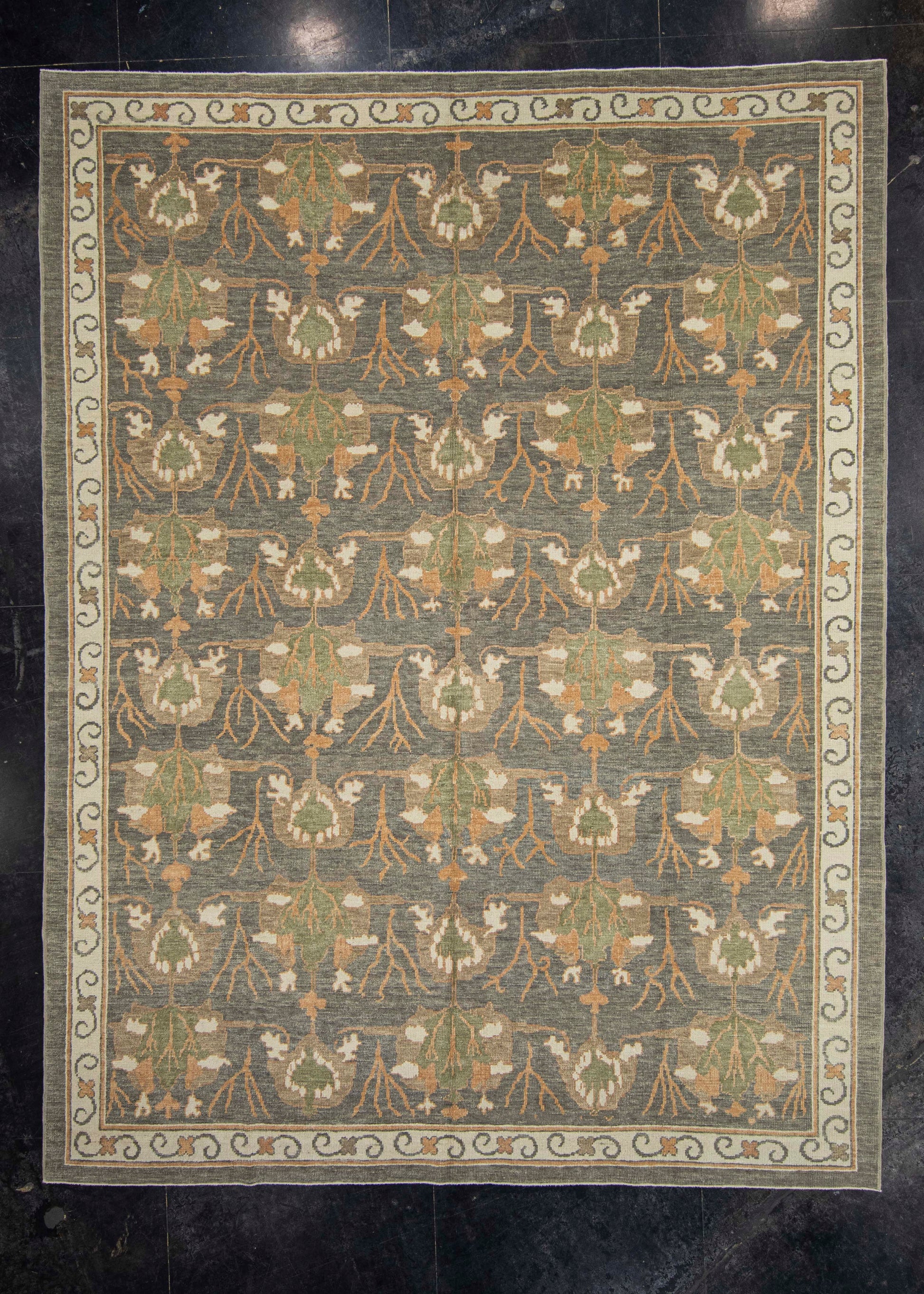 Turkish Oushak Rug 9'5" x 12'5" #22232