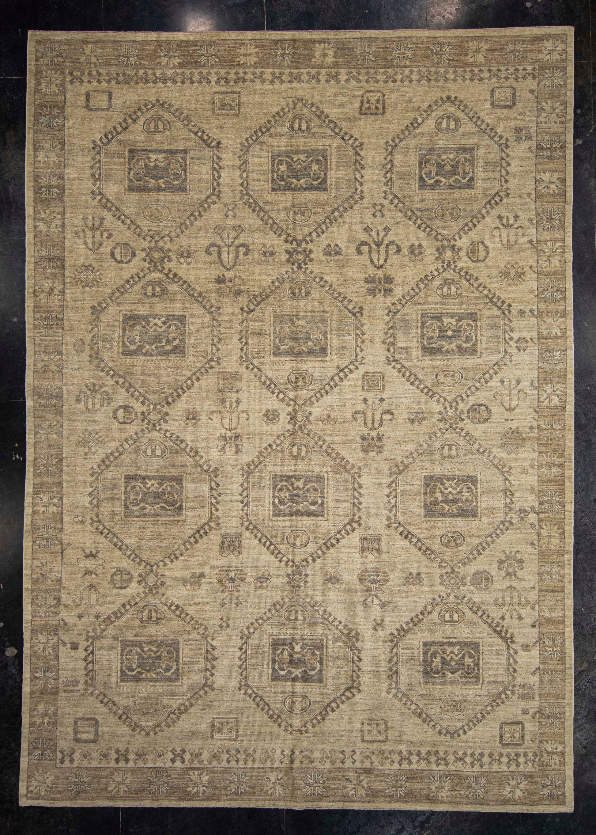 Turkish Oushak Rug 10'1" x 14'3" #23016
