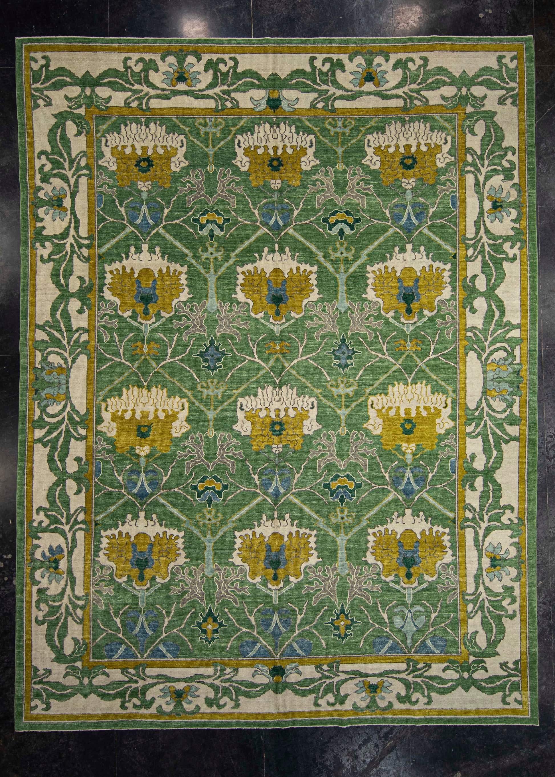 Turkish Oushak Rug 10'9" x 14'3" #22255
