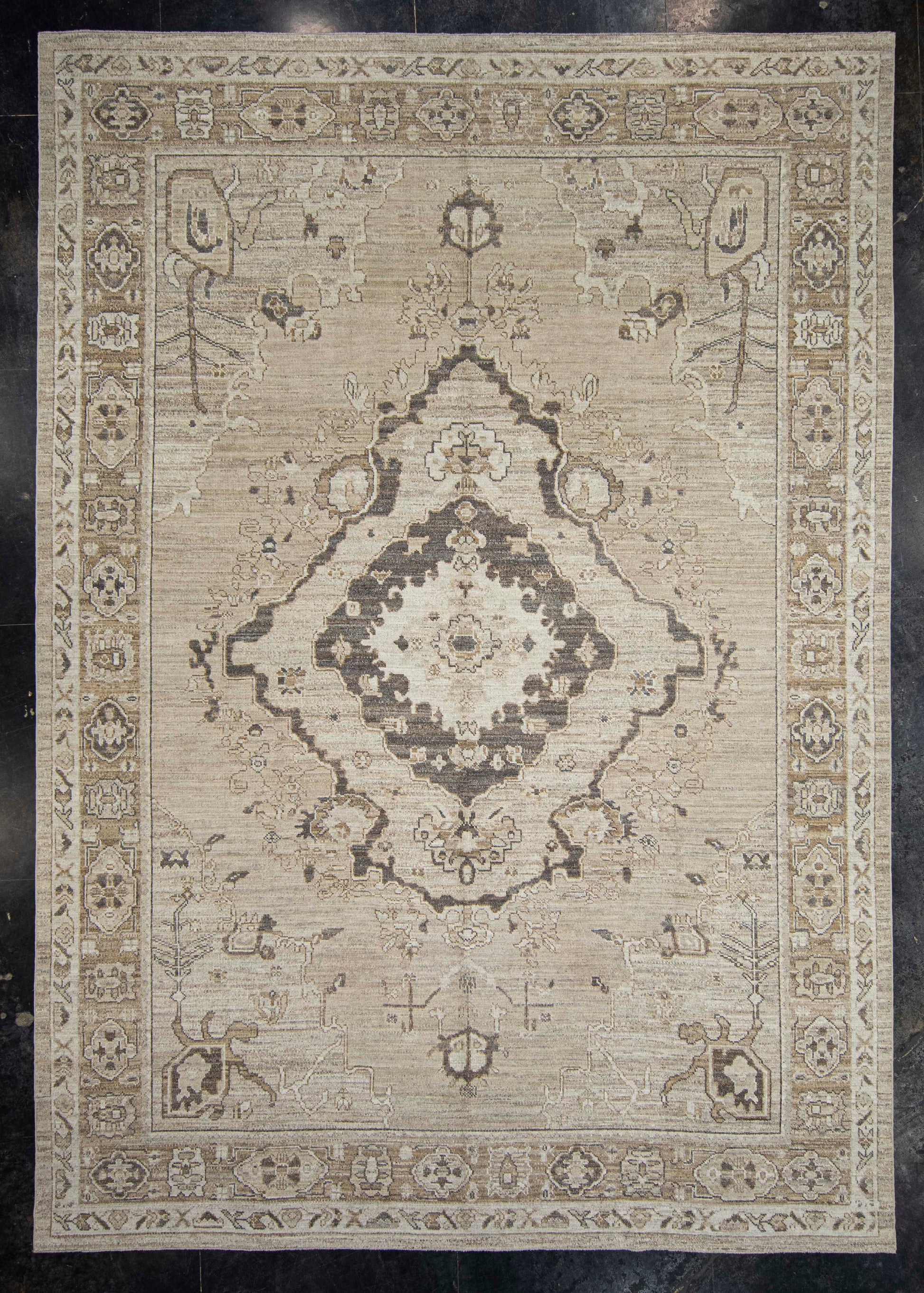 Turkish Oushak Rug 10'2" x 14'3" #23002