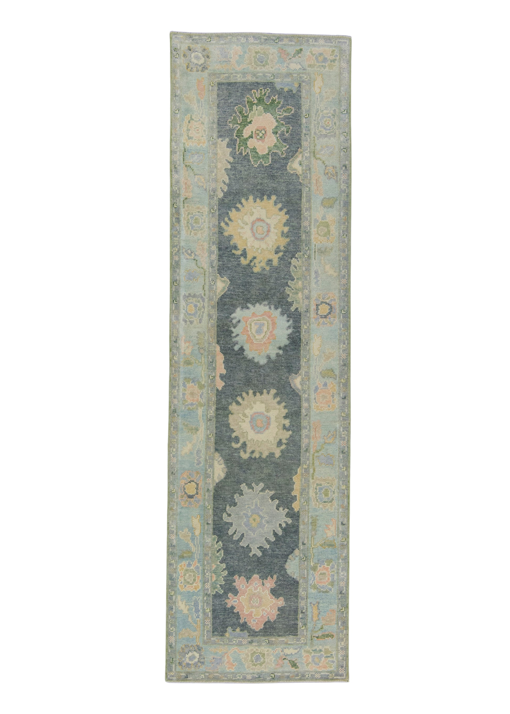 Turkish Oushak Rug 2'11" x 10'3" #19120
