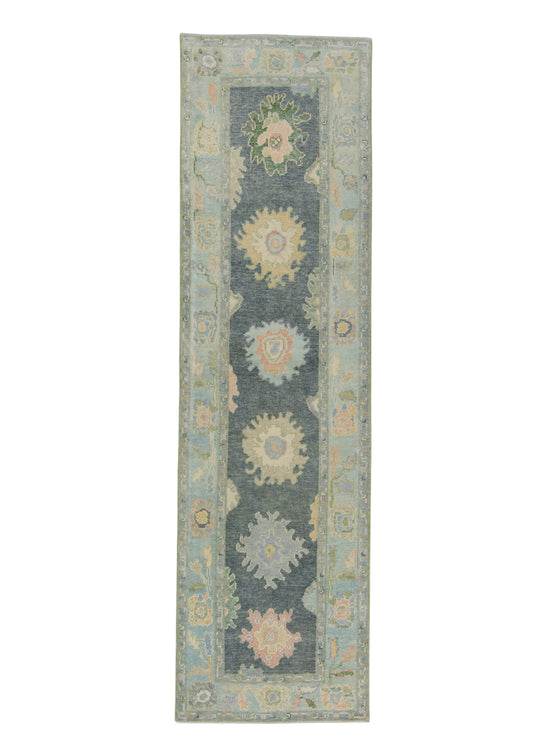 Turkish Oushak Rug 2'11" x 10'3" #19120