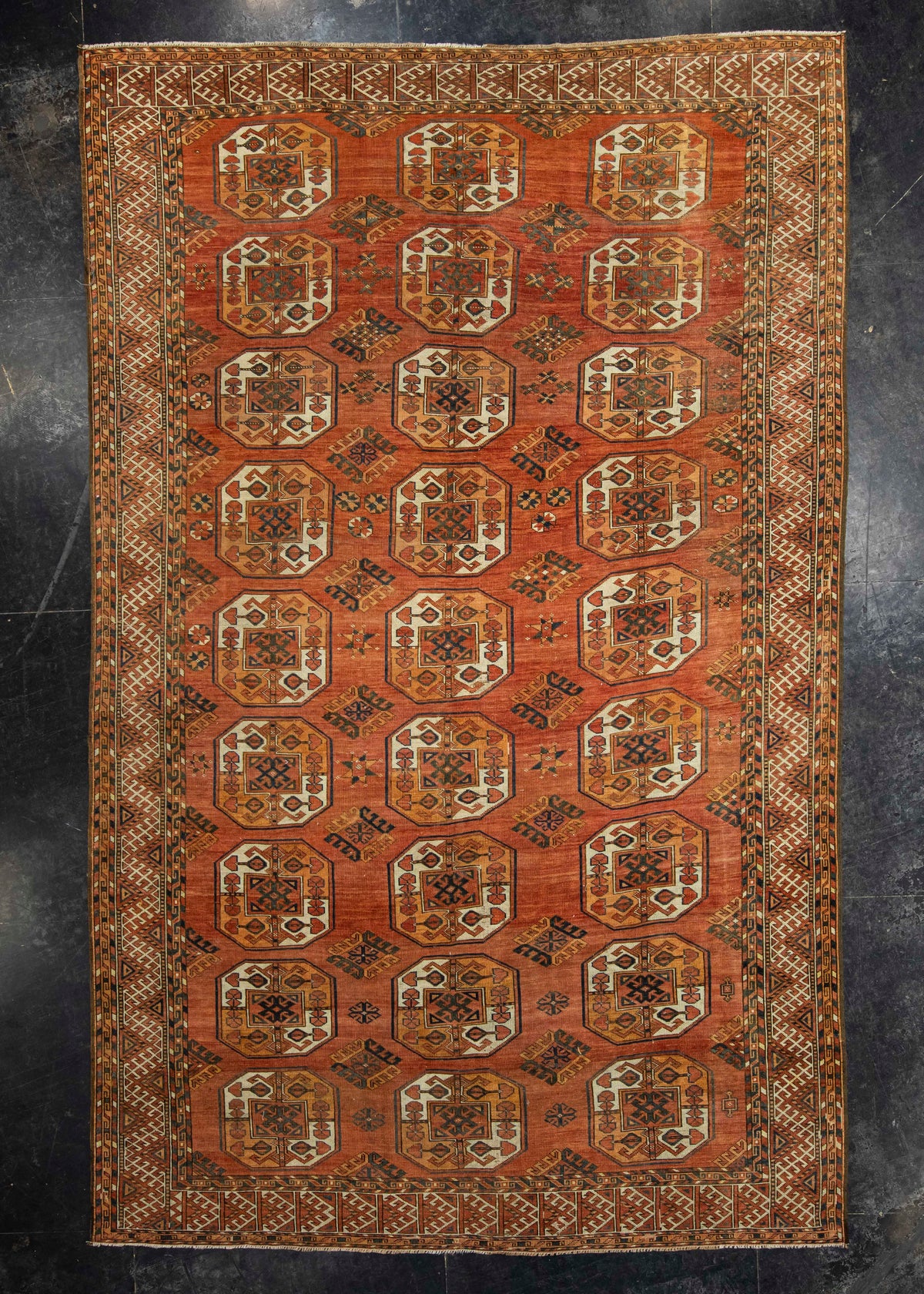Antique Turkish Rug 7'3'' x 11'6'' #24605